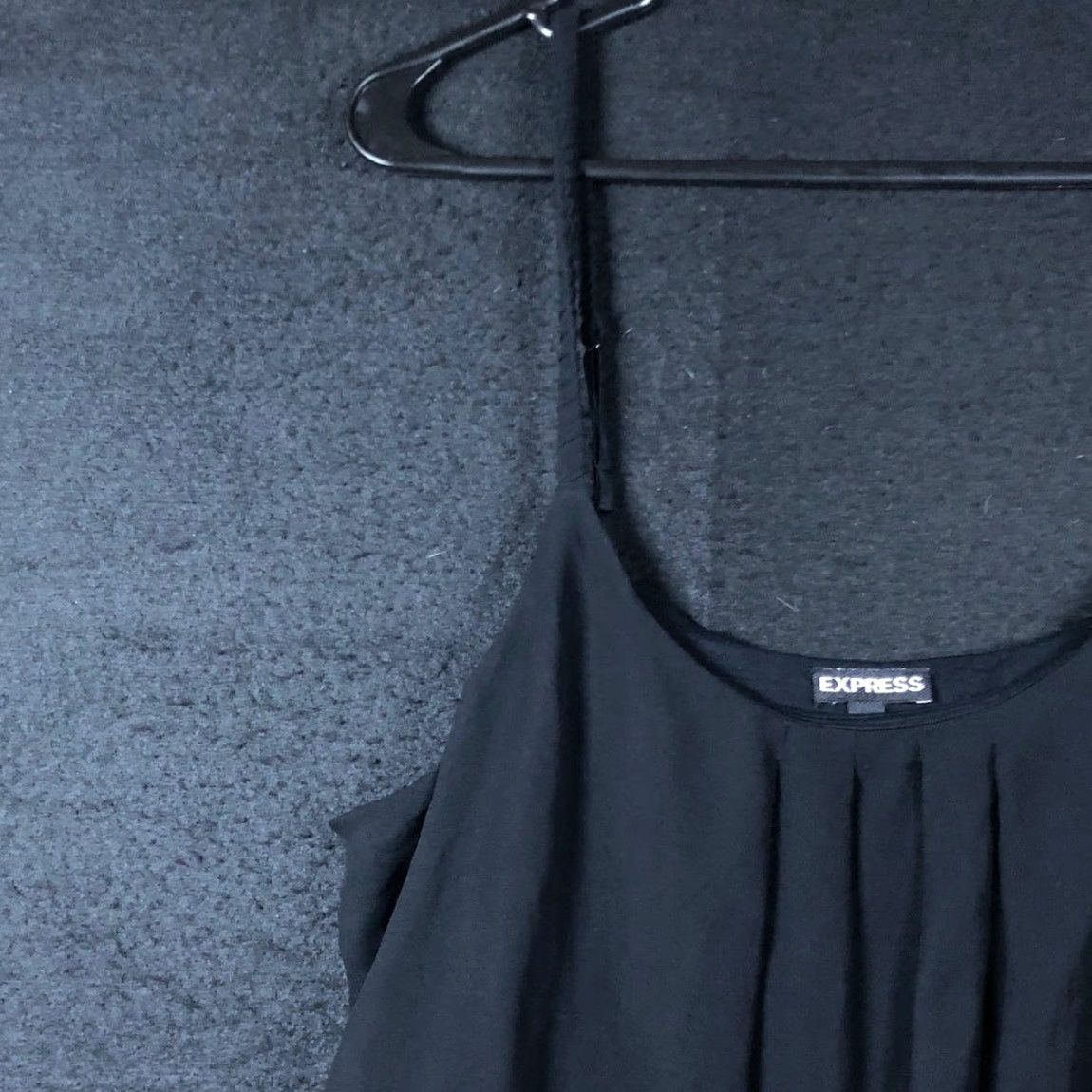 Express Express Blouse Sleeveless Tank Peplum Pleated Large Black Women's Size L / US 10 / IT 46 - 4 Thumbnail