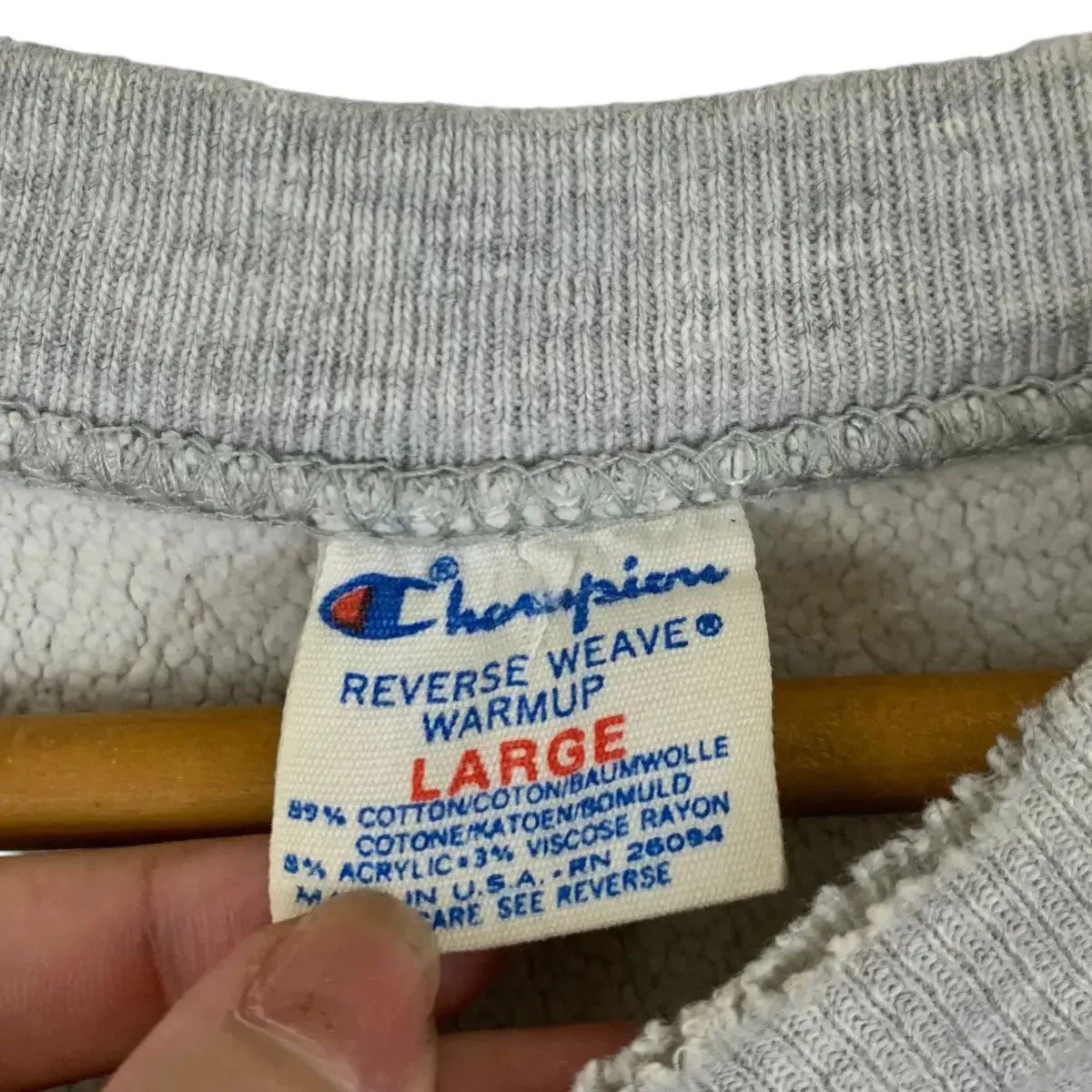 Champion Vintage 90’ CHAMPION REVERSE WEAVE Oswego State Size L / US 10 / IT 46 - 6 Thumbnail