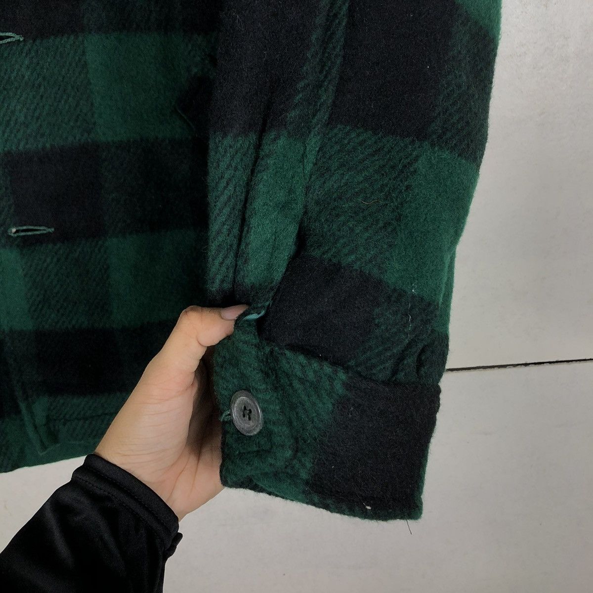 Japanese Brand 📌VTG WOOL SHIRT JACKET TARTAN DESIGN MACHOPE ISSEY MIYAKE Size US M / EU 48-50 / 2 - 16 Thumbnail