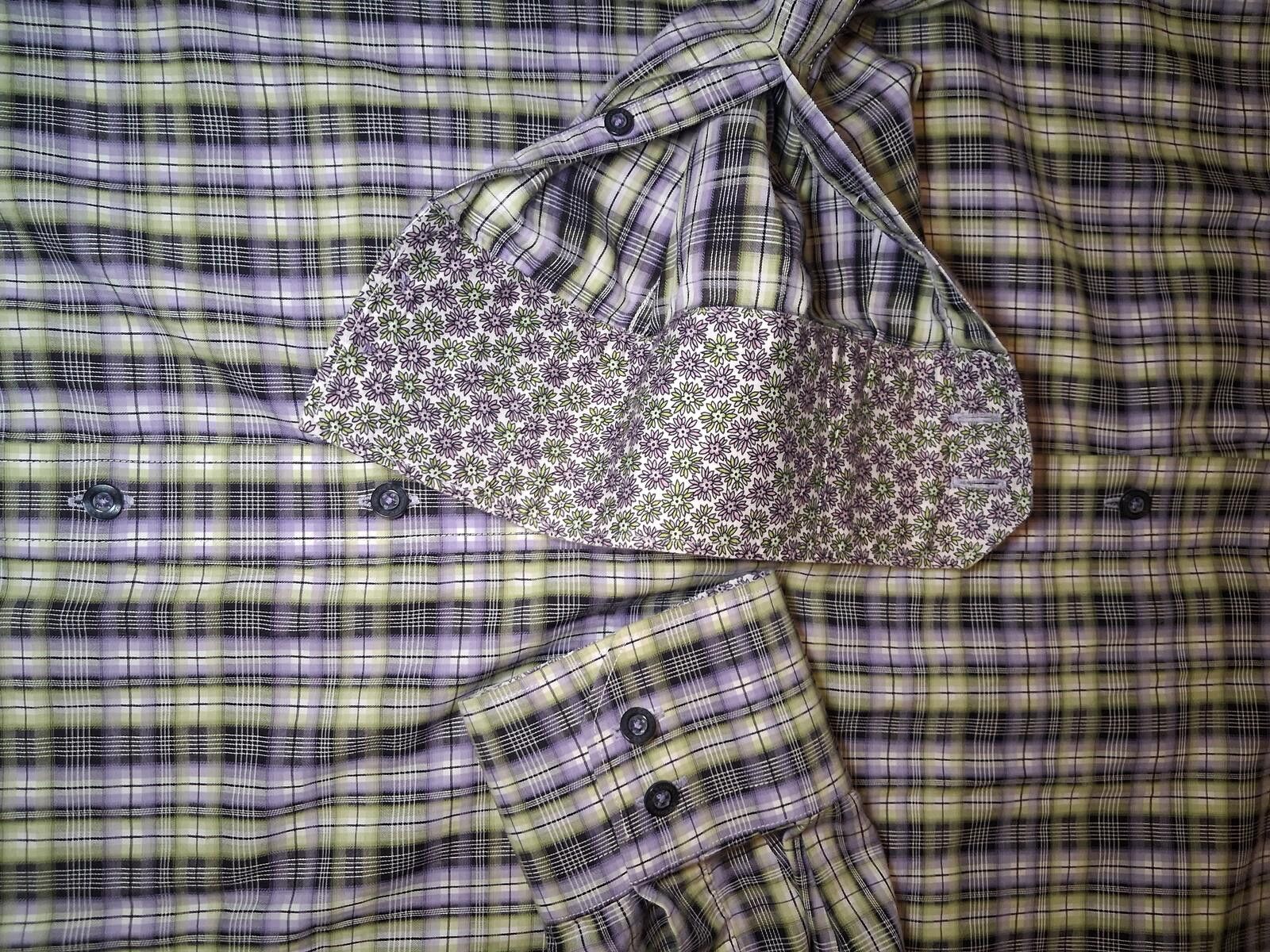 Robert Graham Robert Graham Shirt XL Multicolor Plaid Cotton Flip Cuff Size US XL / EU 56 / 4 - 7 Thumbnail