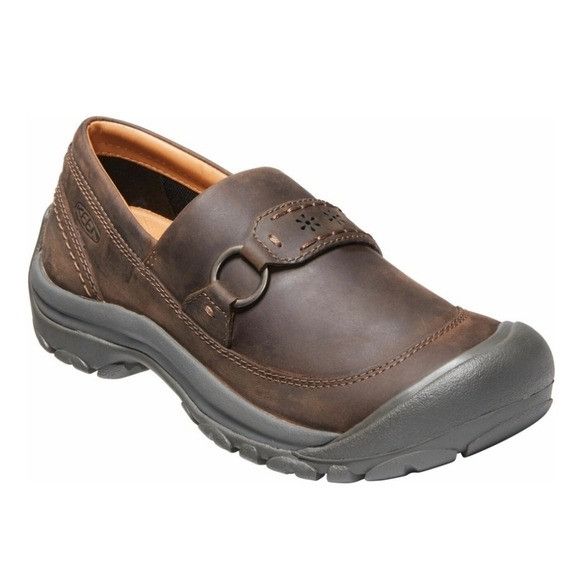 KEEN Keen Kaci III Dark Earth/Canteen Oiled Leather Floral Slip-o Size US 7 / IT 37 - 9 Thumbnail