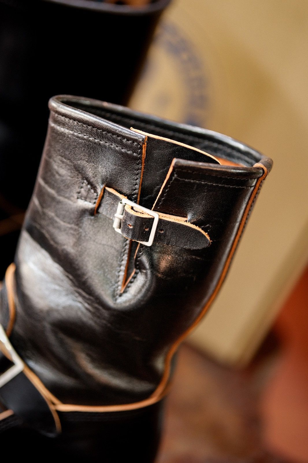 John Lofgren Wabash Engineer Shinki Hikaku Horsehide Boot Size US 7 / EU 40 - 5 Thumbnail