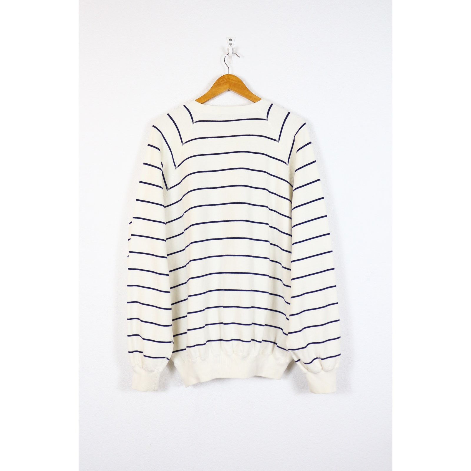 Polo Ralph Lauren Vintage Polo Ralph Lauren Breton Sailor Marine Sweatshirt Size US L / EU 52-54 / 3 - 5 Thumbnail