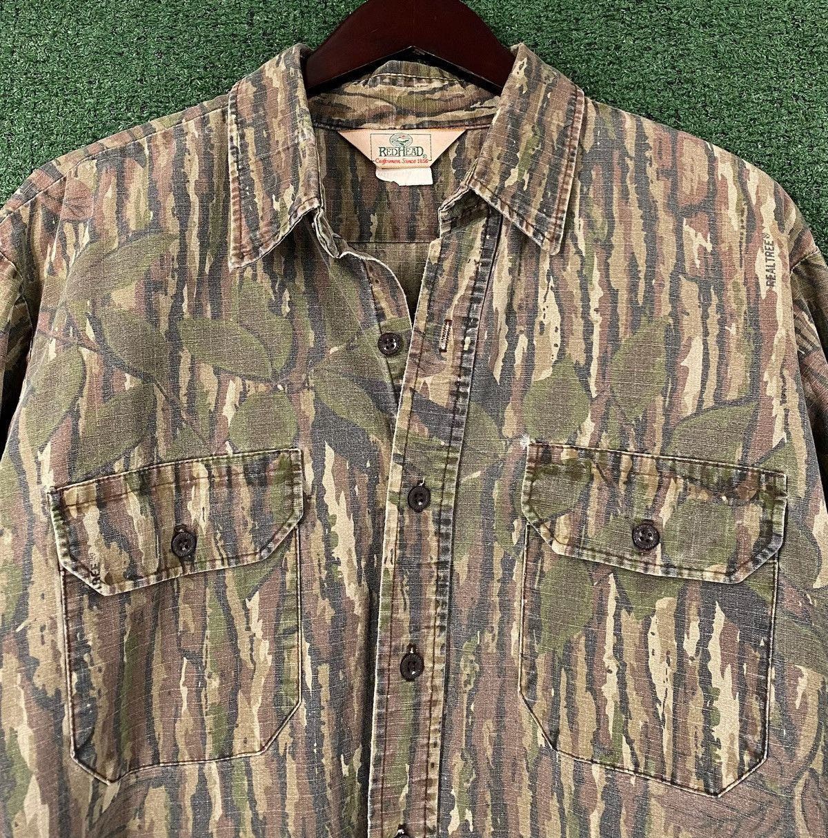 Redhead 80’s RedHead Realtree Bark Camo Button Up Shirt XL Size US XL / EU 56 / 4 - 2 Thumbnail