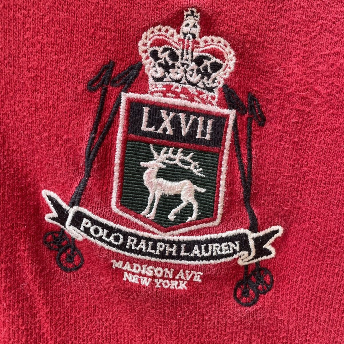 Polo Ralph Lauren 🔥Polo Ralph Lauren Half Buttons Sweat Rugby Shirts Size US M / EU 48-50 / 2 - 7 Thumbnail