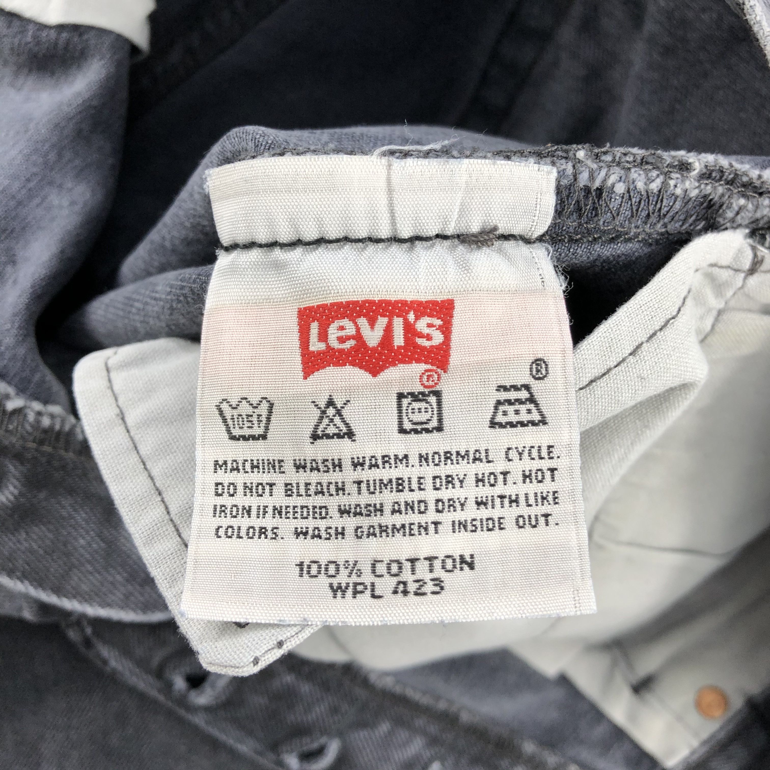 Levi's Vintage Distress Levis 501 Jeans-J1438 Size US 33 - 12 Thumbnail