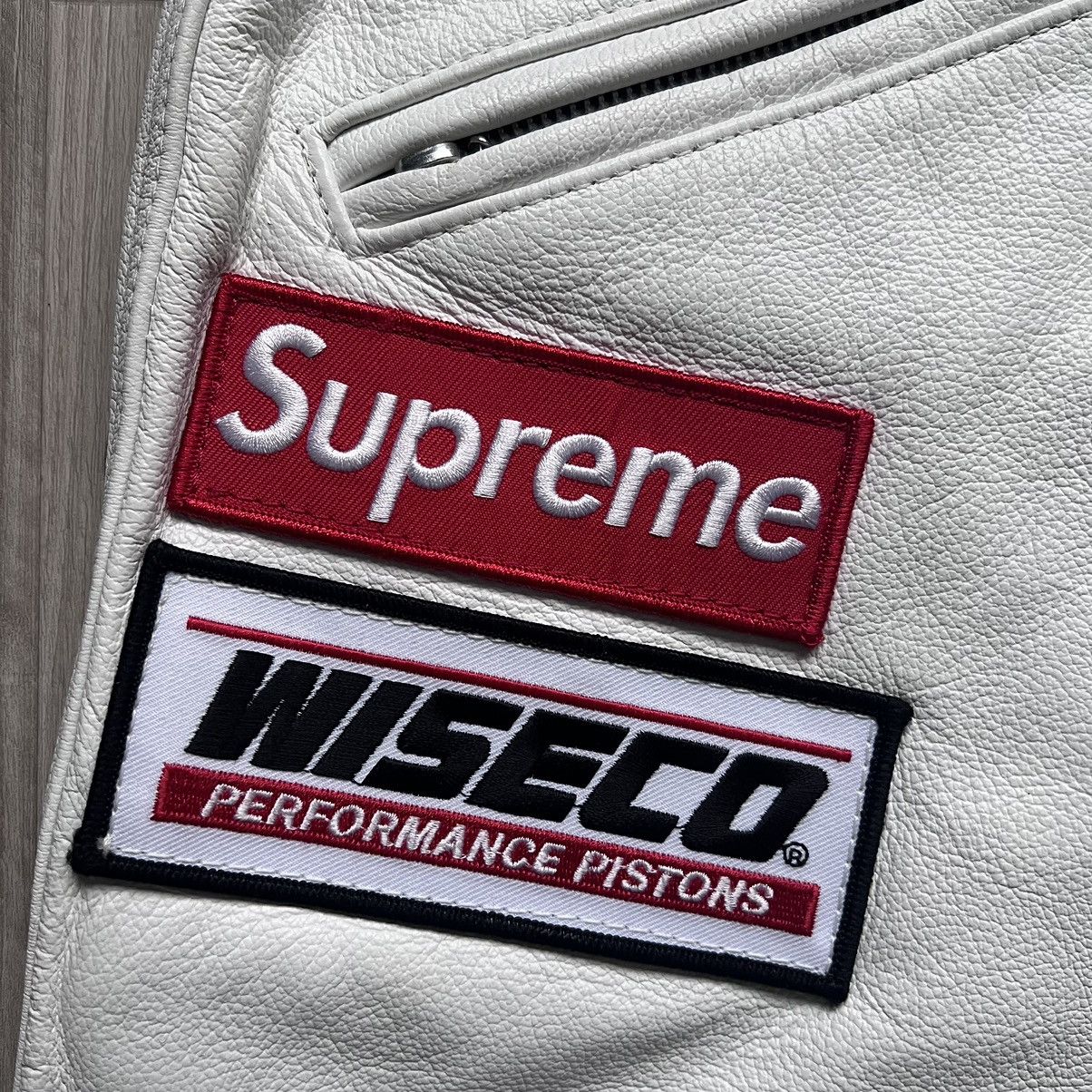 Supreme Supreme Ghost-rider Vanson Leather Pants (White) Size US 32 / EU 48 - 4 Thumbnail