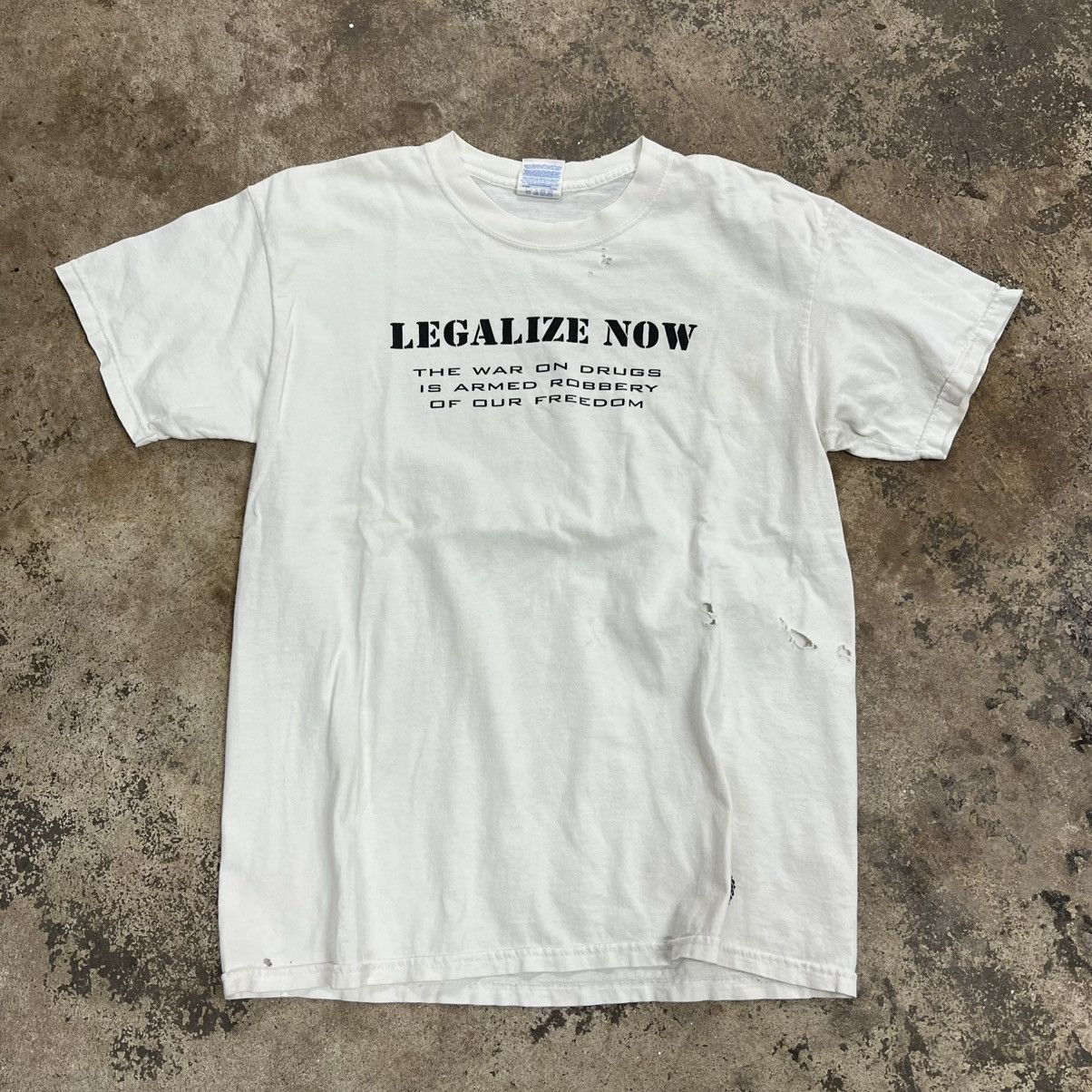 Vintage Vintage weed tshirt Size US XL / EU 56 / 4 - 1 Thumbnail