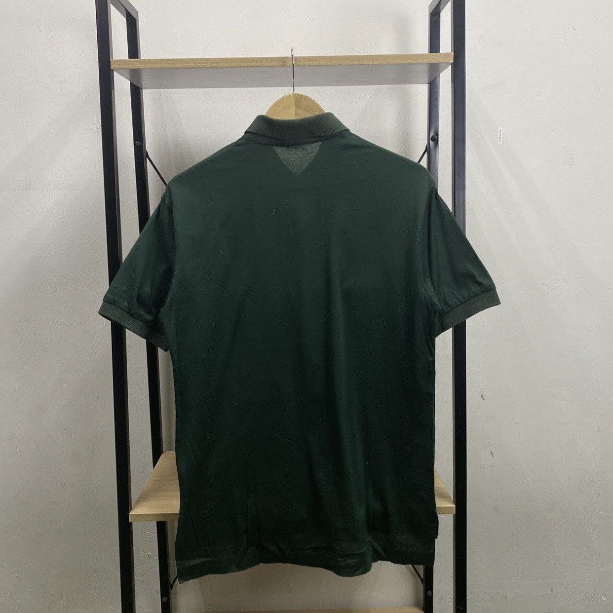 Yves Saint Laurent Vintage Yves Saint Laurent YSL Green Short Sleeve Polo Shirt Size US M / EU 48-50 / 2 - 2 Thumbnail