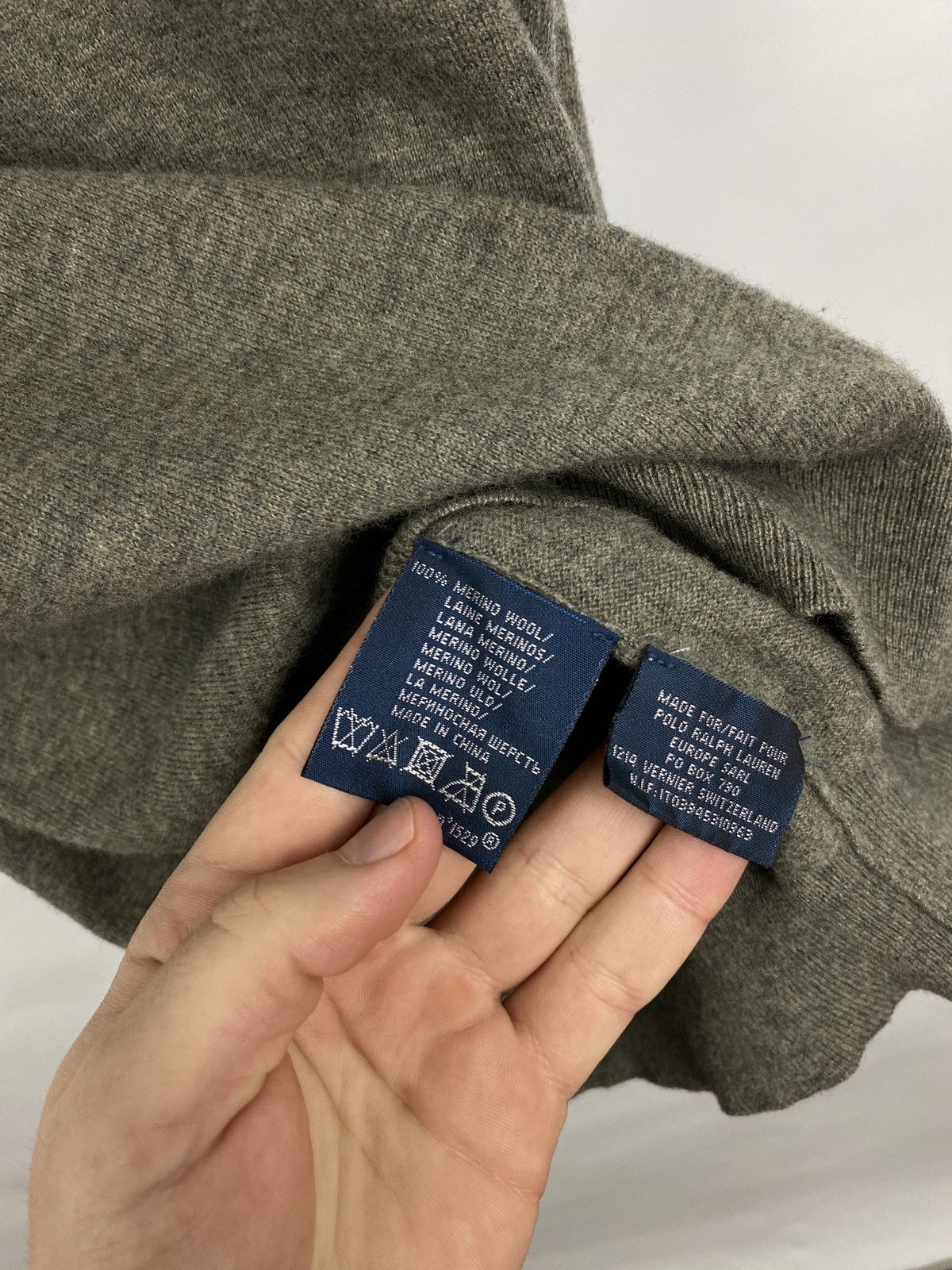 Polo Ralph Lauren 🇺🇸 Vintage 90s Ralph Lauren Merino Wool Knitted Sweater Vest Size US M / EU 48-50 / 2 - 6 Thumbnail