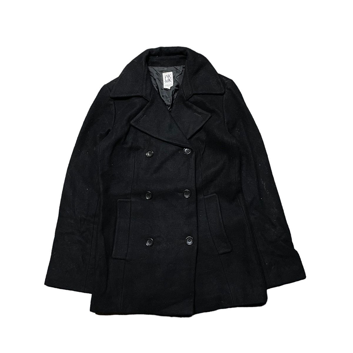 💥- MK Michel Klein Paris Double Breast Wool Coat/Jacket