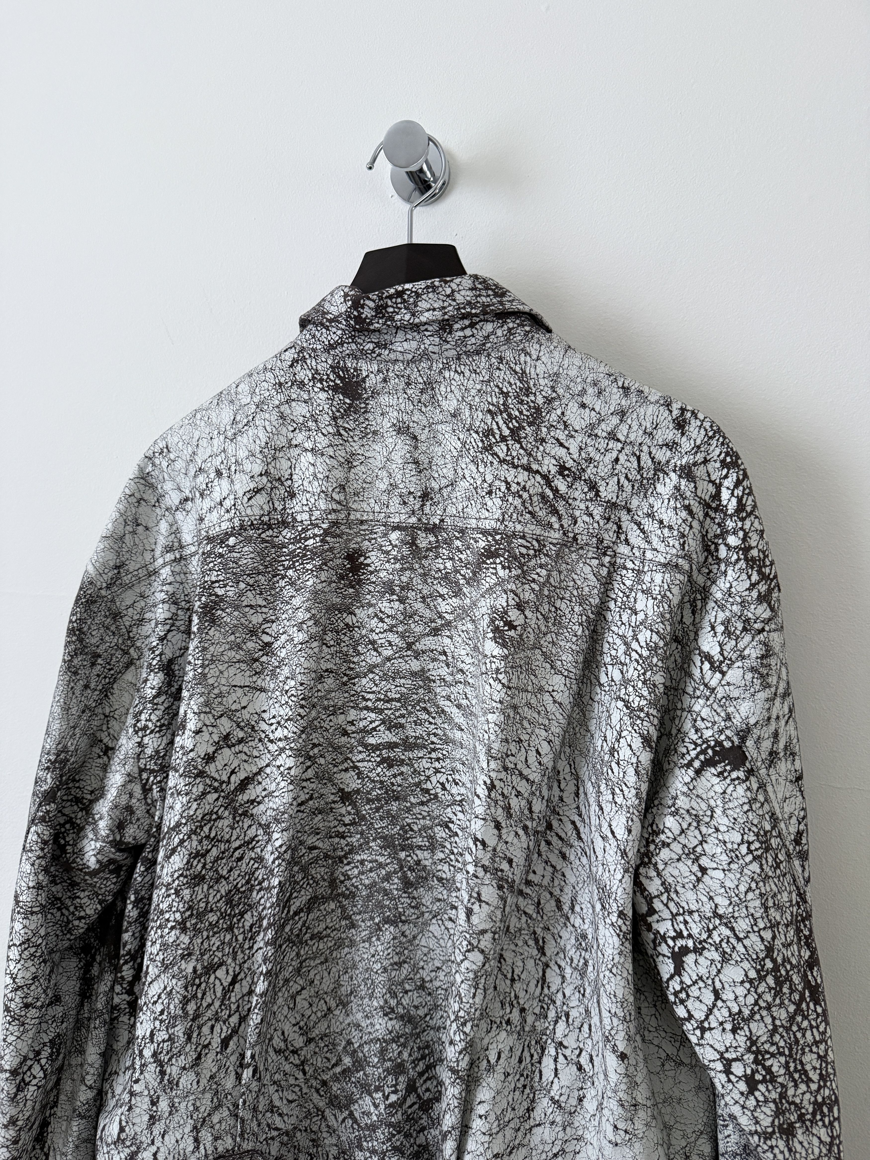 John Elliott Painted Type II Leather Thumper Jacket Size US XL / EU 56 / 4 - 11 Thumbnail