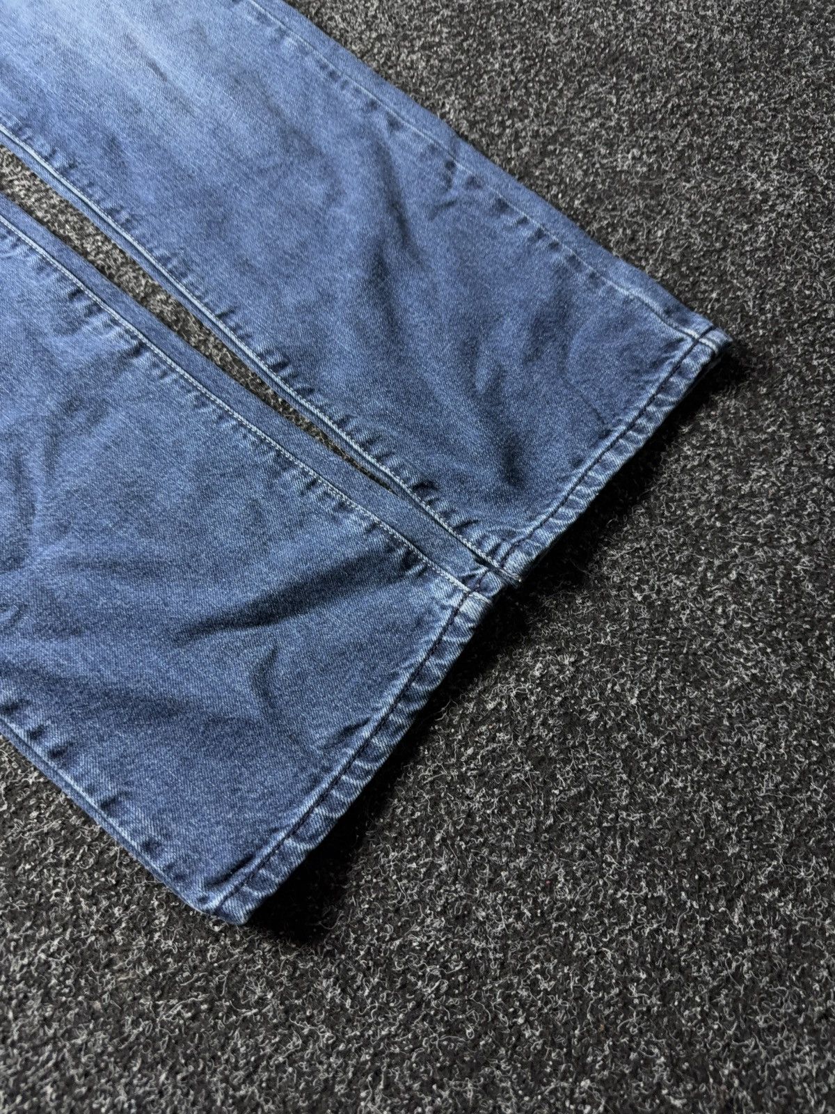 Hugo Boss Luxury Y2K Distressed Vintage Hugo Boss Orange Jeans Blue Size US 31 - 4 Thumbnail