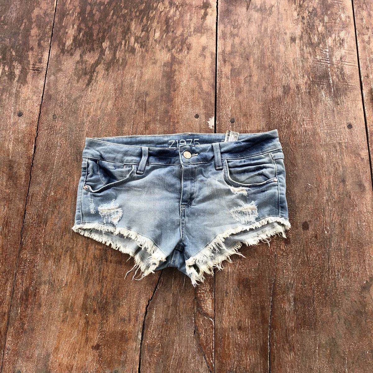 Zara Vintage Zara Z1975 Denim Short Pants Size 31" - 1 Thumbnail