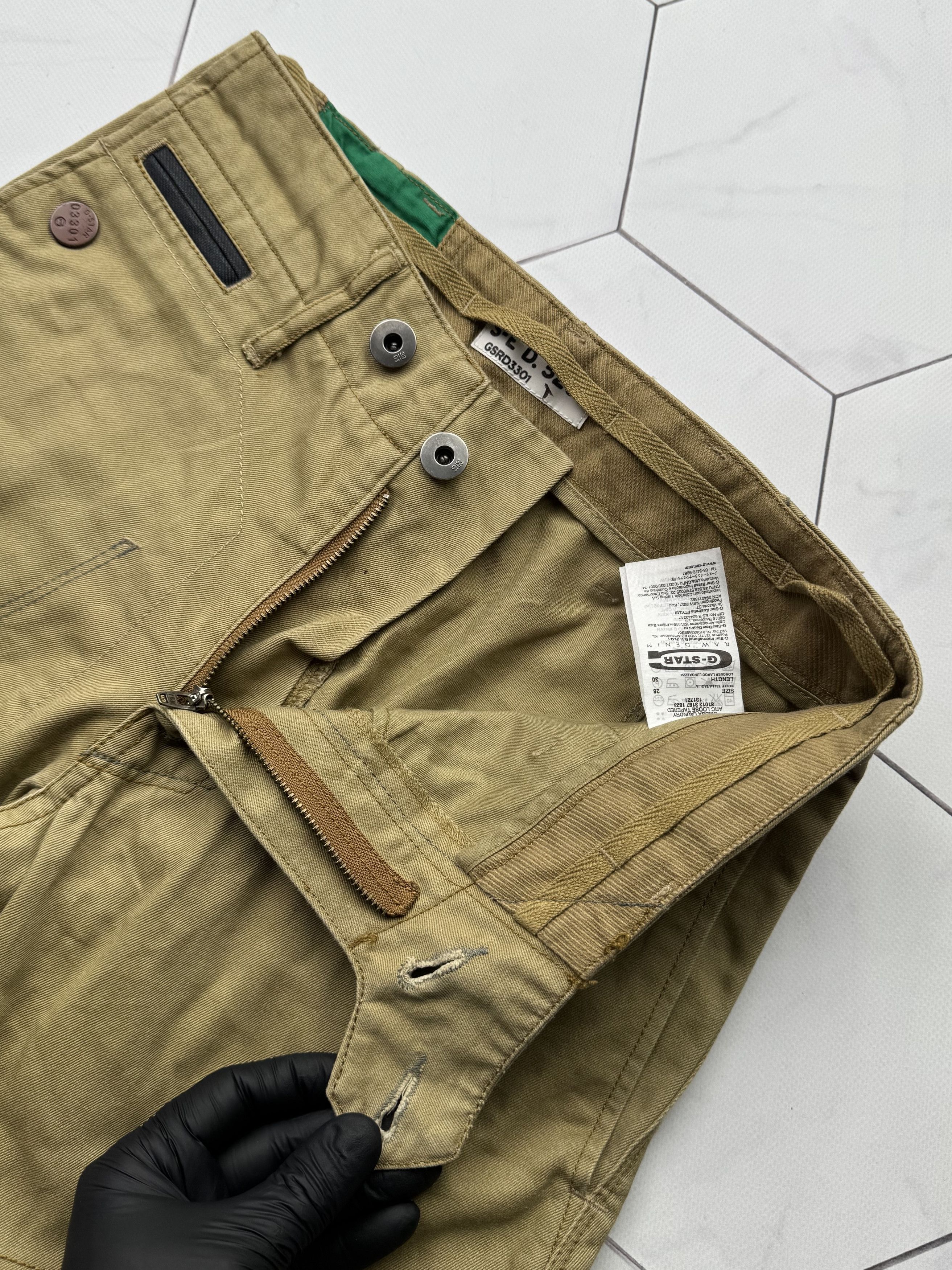 G-Star G Star Raw Tapered Pants (B46) Size US 28 / EU 44 - 4 Thumbnail
