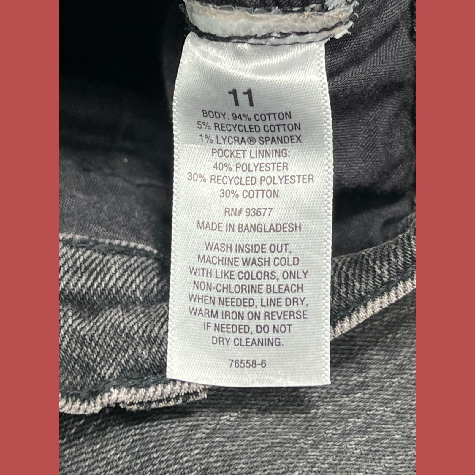 Arizona Jean Co. Arizona - Women's Low-Rise Baggy Jeans - Wide Leg - Rela Size 33" - 10 Thumbnail