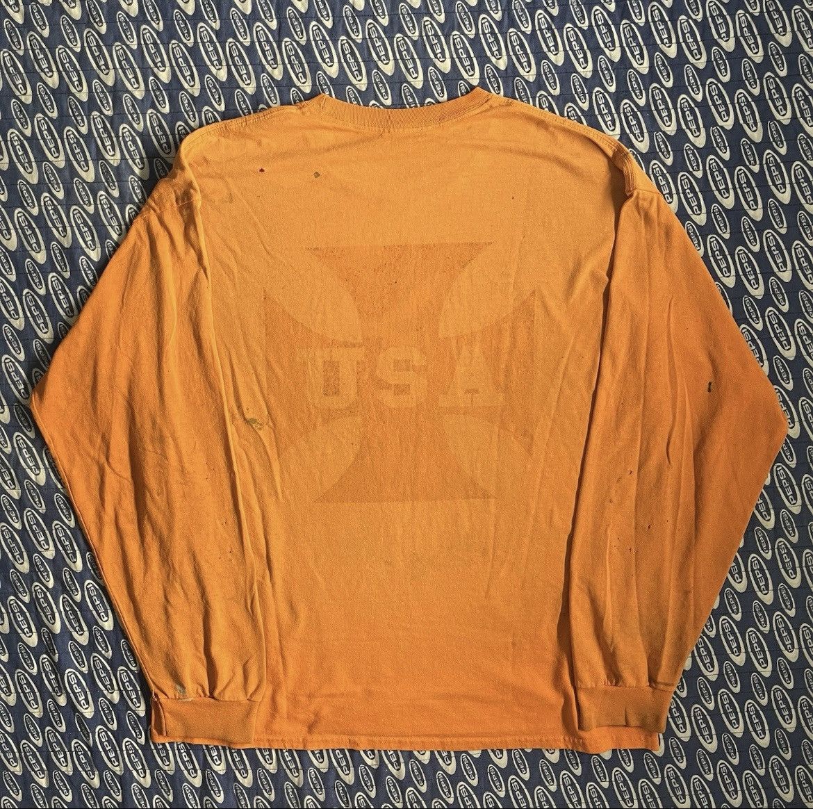 Other Vtg 2000s Biker Choppers Sunfaded Faded T Shirt Long Sleeve Size US XL / EU 56 / 4 - 1 Thumbnail