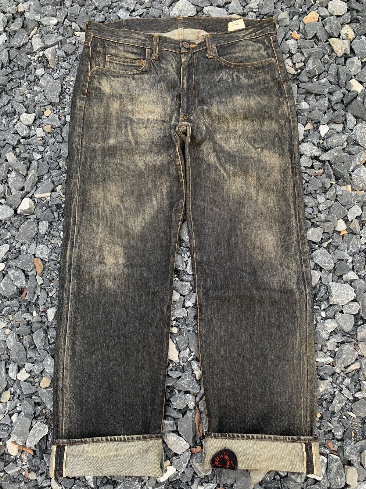 Other JAPANESE BRAND LUMR SELVEDGE RUSTY&FADED DISTRESSED DENIM Size US 35 - 5 Thumbnail