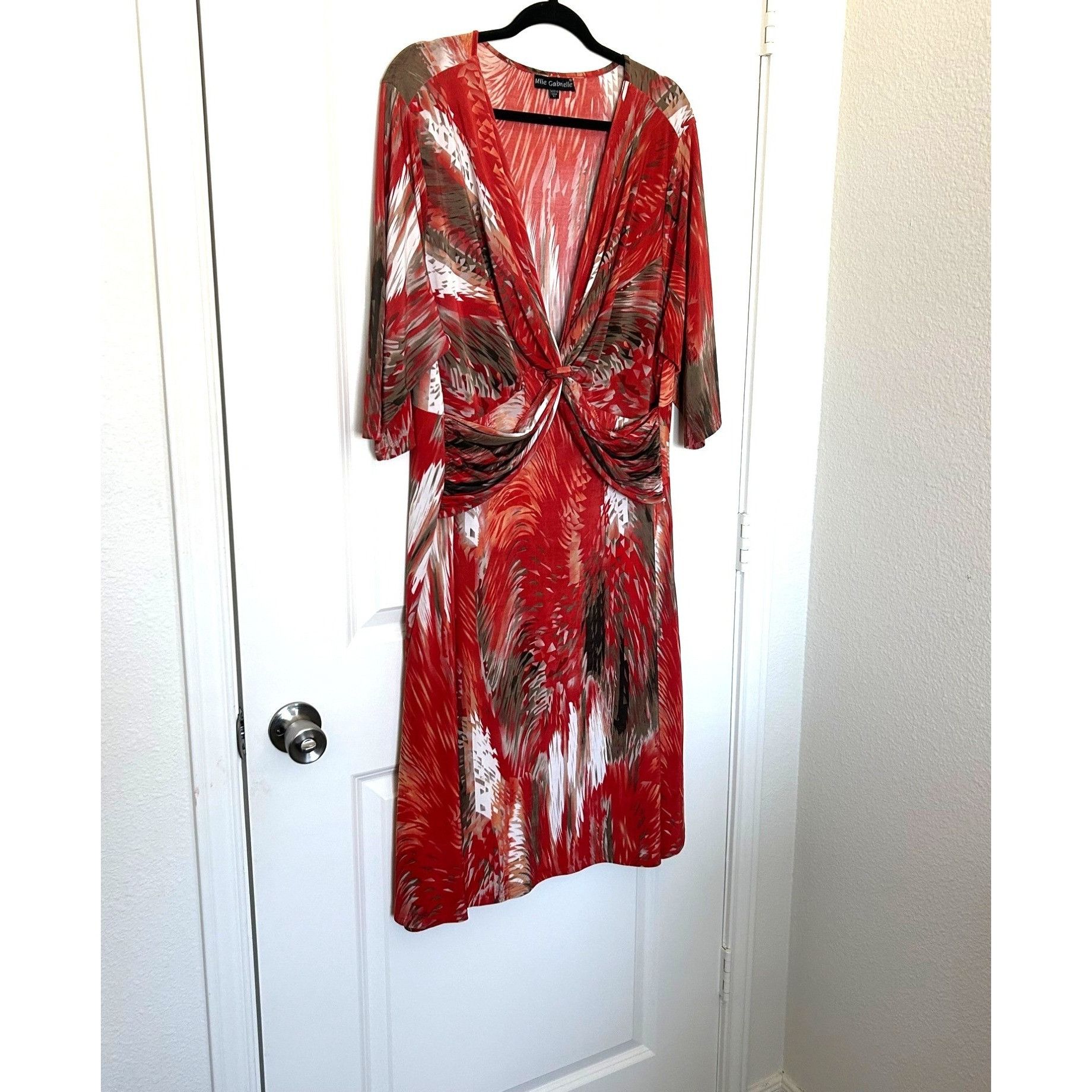 Other Mlle Gabrielle Multicolor woman plus size Maxi Dress 2X Size XXL / US 16-18 / IT 52-54 - 3 Thumbnail
