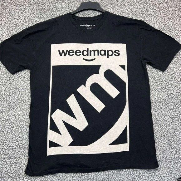 Other Weedmaps Shirt Men Black Short Sleeve Crew Neck Cotton XL Size US XL / EU 56 / 4 - 1 Thumbnail