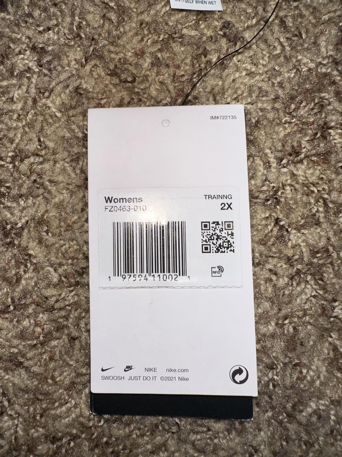 Nike Nike x Megan Thee Stallion Women's Medium-Support Non-Padded Sports Bra Black Size ONE SIZE - 10 Thumbnail