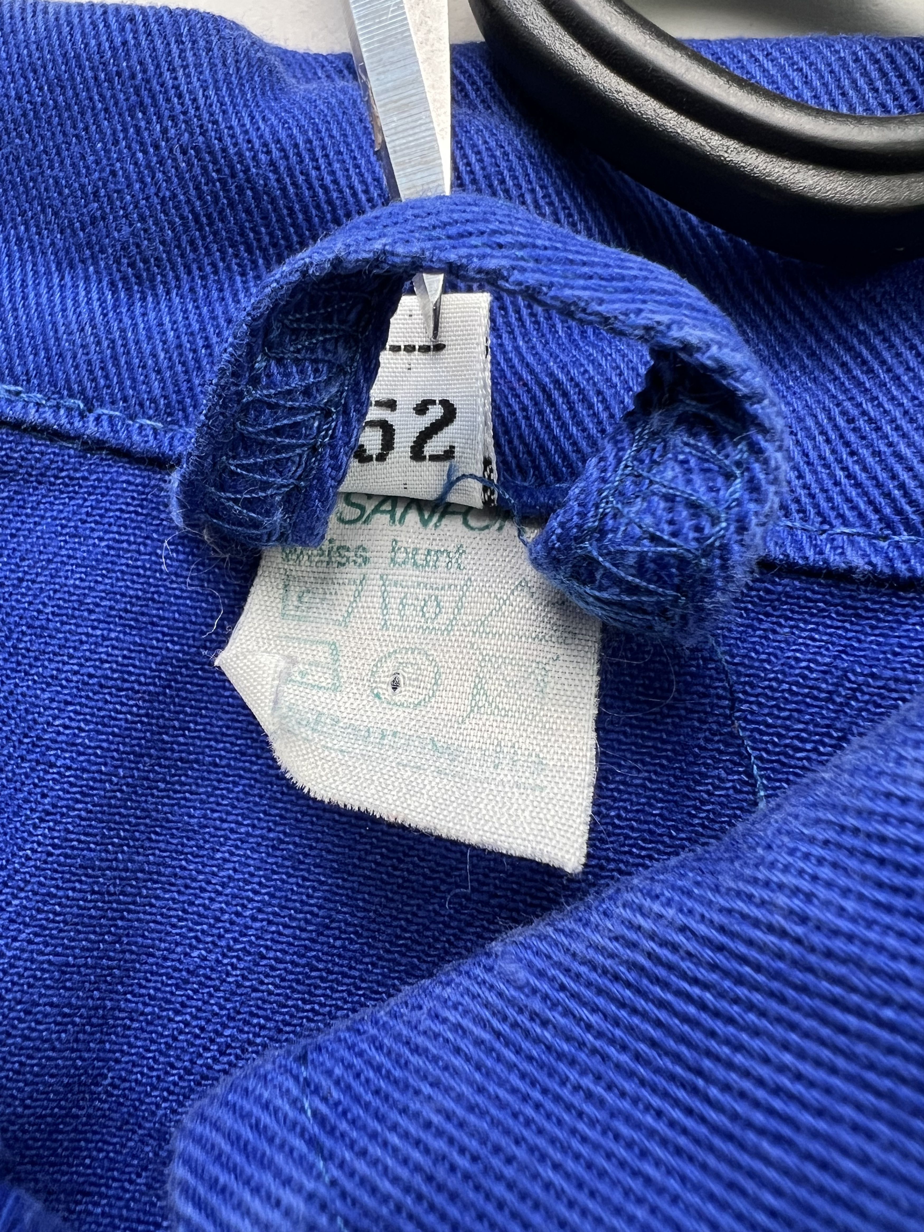 Vintage French Work Chore Jacket Vintage Bleu De Travail Size US L / EU 52-54 / 3 - 3 Thumbnail