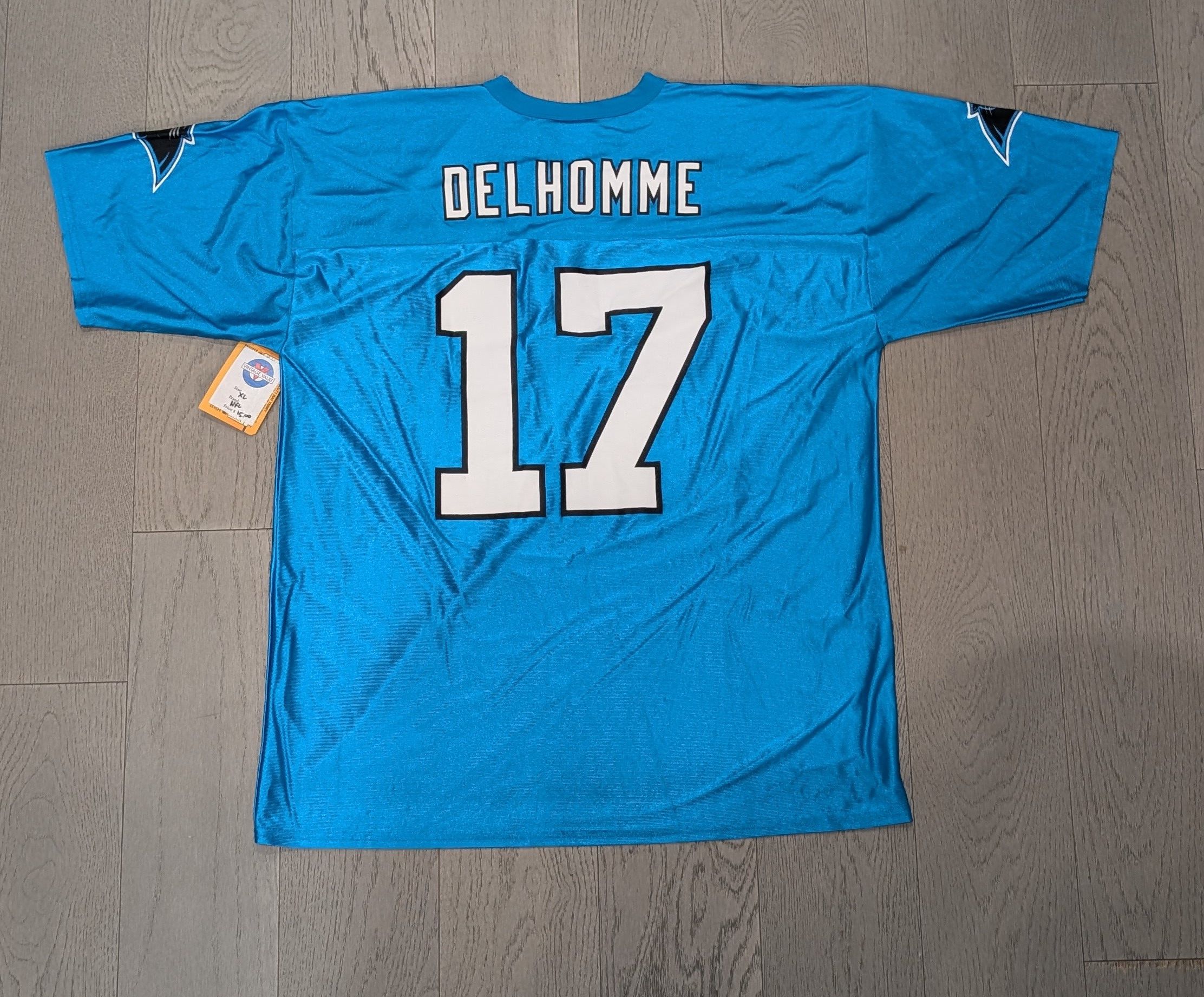NFL Retro Jake Delhomme NFL Player's Carolina Panthers Jersey Size US XL / EU 56 / 4 - 3 Thumbnail