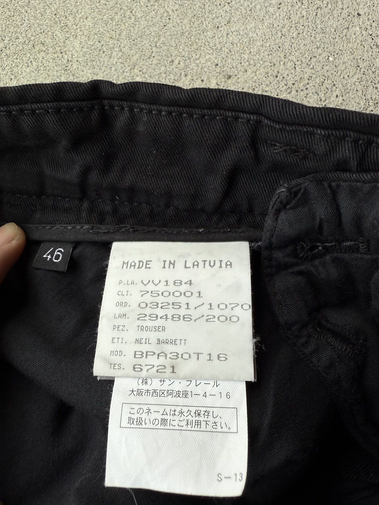Neil Barrett Neil Barrett Archive Black Gimmick Cargo Pants Size US 30 / EU 46 - 10 Thumbnail