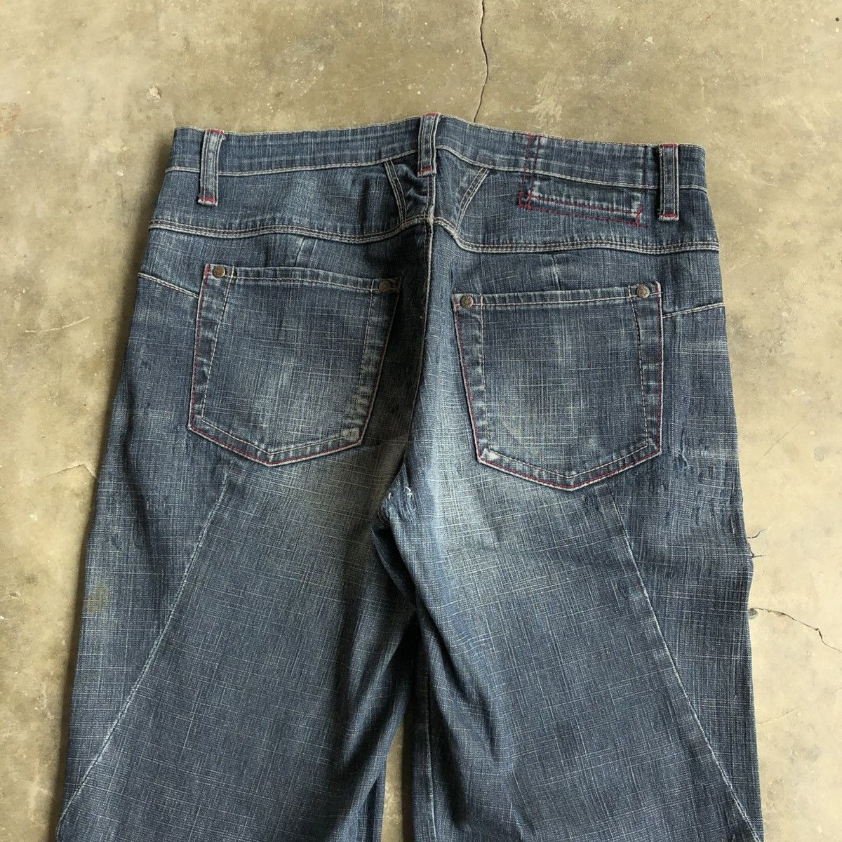 Marithe + Francois Girbaud 2000s Marithe + Francois Girbaud Distressed Bootcut Jeans Size US 29 - 8 Thumbnail