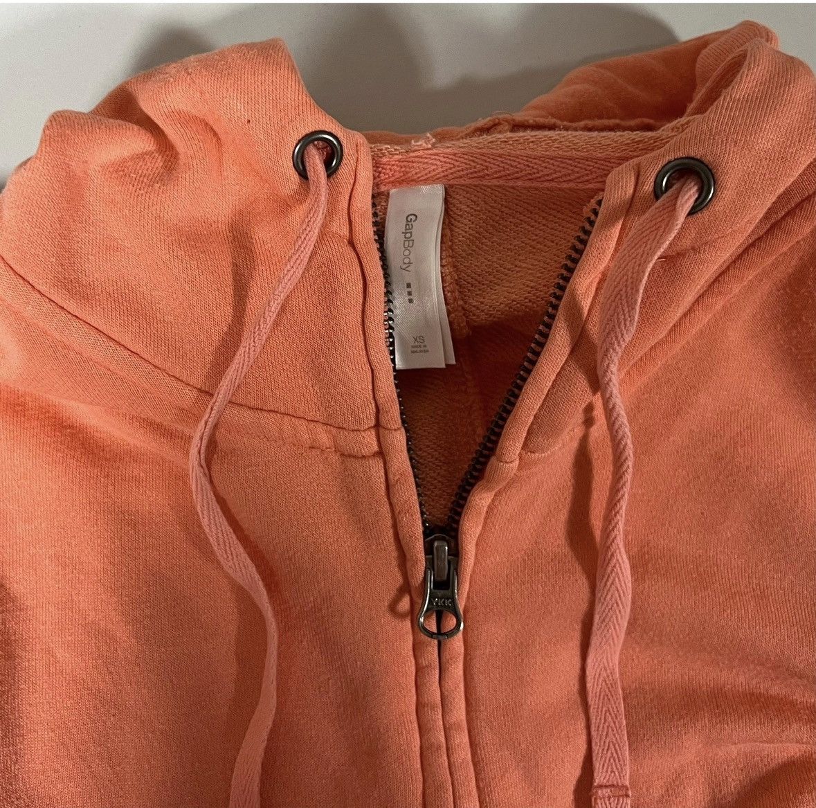 Gap GAP Coral Orange Sweatshirt Hoodie Outerwear Size XS 🍑✨ #gap Size XS / US 0-2 / IT 36-38 - 6 Thumbnail
