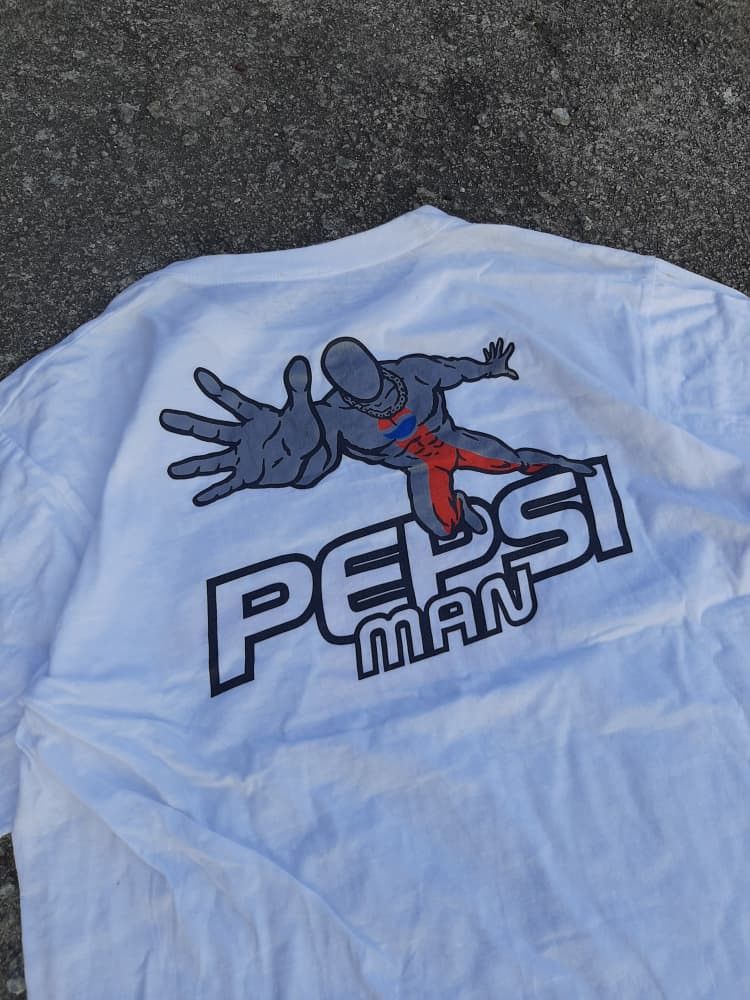 Pepsi Vintage 90s Pepsi Man Shirt Size US L / EU 52-54 / 3 - 4 Thumbnail
