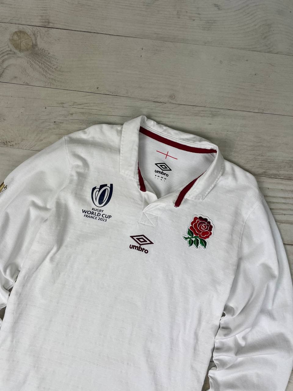Umbro Umbro England Rugby World Cup 2023 Long Sleeve Shirt Jersey Size US L / EU 52-54 / 3 - 2 Thumbnail