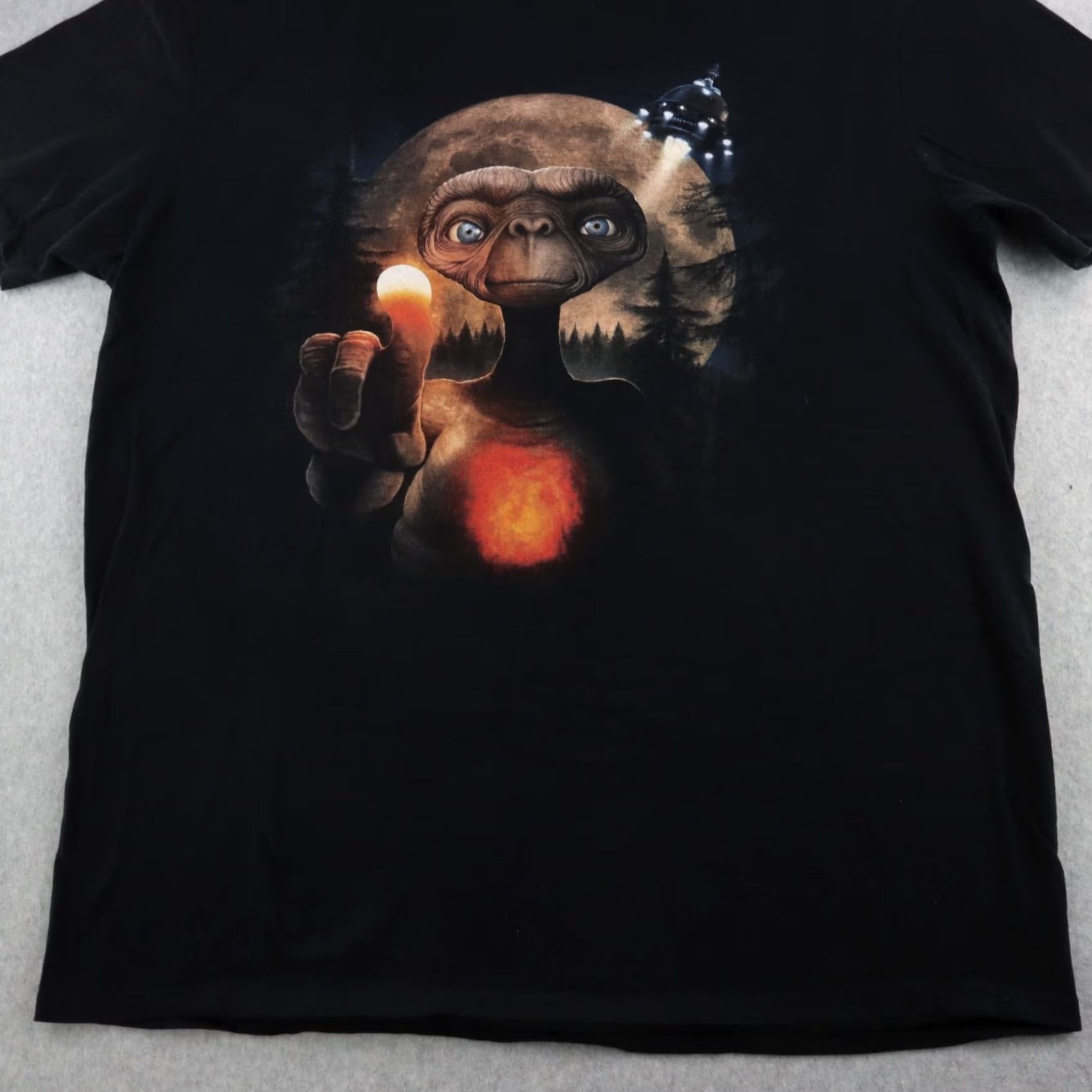 Vintage FRIGHT RAGS E.T. the Extra-Terrestrial Shirt Mens XL Black Movie Size US XL / EU 56 / 4 - 7 Thumbnail