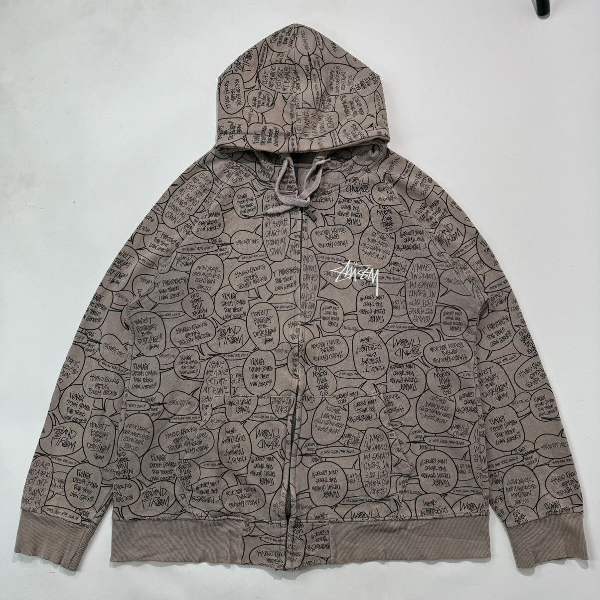 Stussy Stussy fullprint comics zip hoodie Size US XL / EU 56 / 4 - 2 Thumbnail