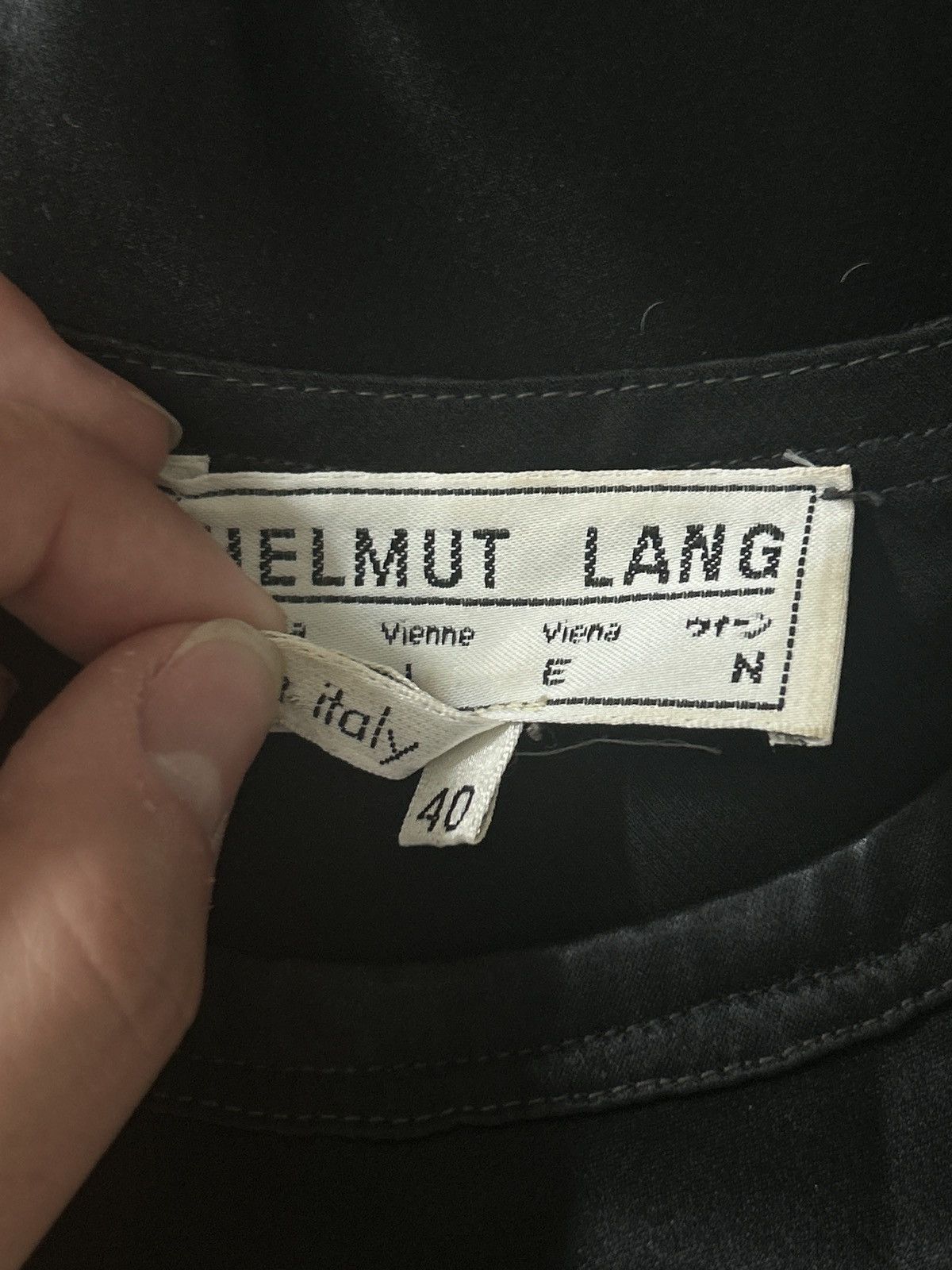 Helmut Lang 90’s Satin Silk Bias Cut mini Dress Size S / US 4 / IT 40 - 6 Thumbnail