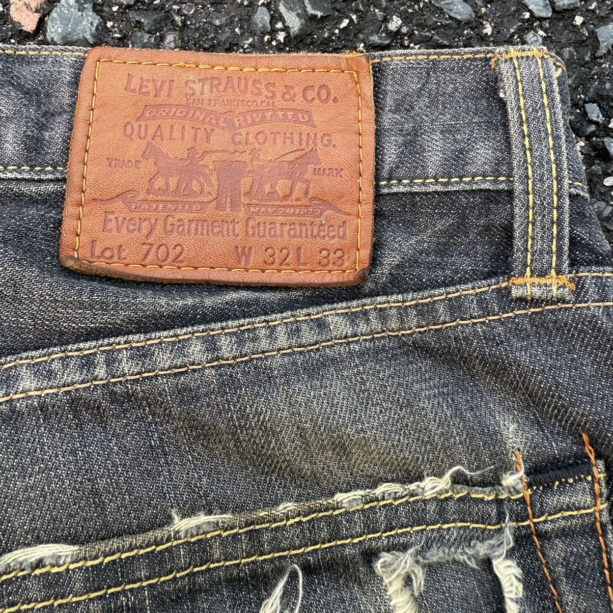 Levi's Vintage Clothing VINTAGE LEVI'S 702 BLACK RUSTY FADED JEAN DENIM PANTS Size US 33 - 12 Thumbnail