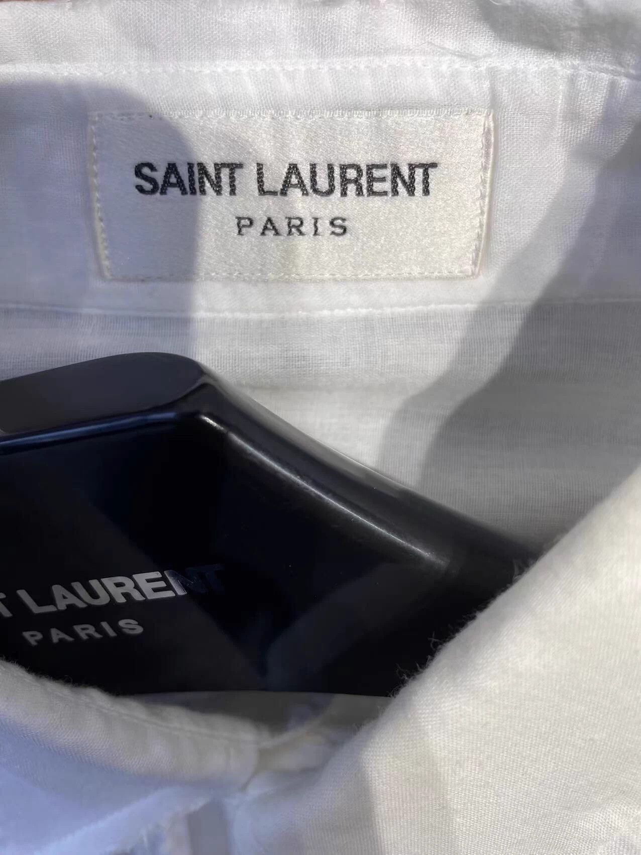 Saint Laurent Paris Authentic Saint Laurent SLP pleated accordion poplin shirt Size US M / EU 48-50 / 2 - 3 Thumbnail