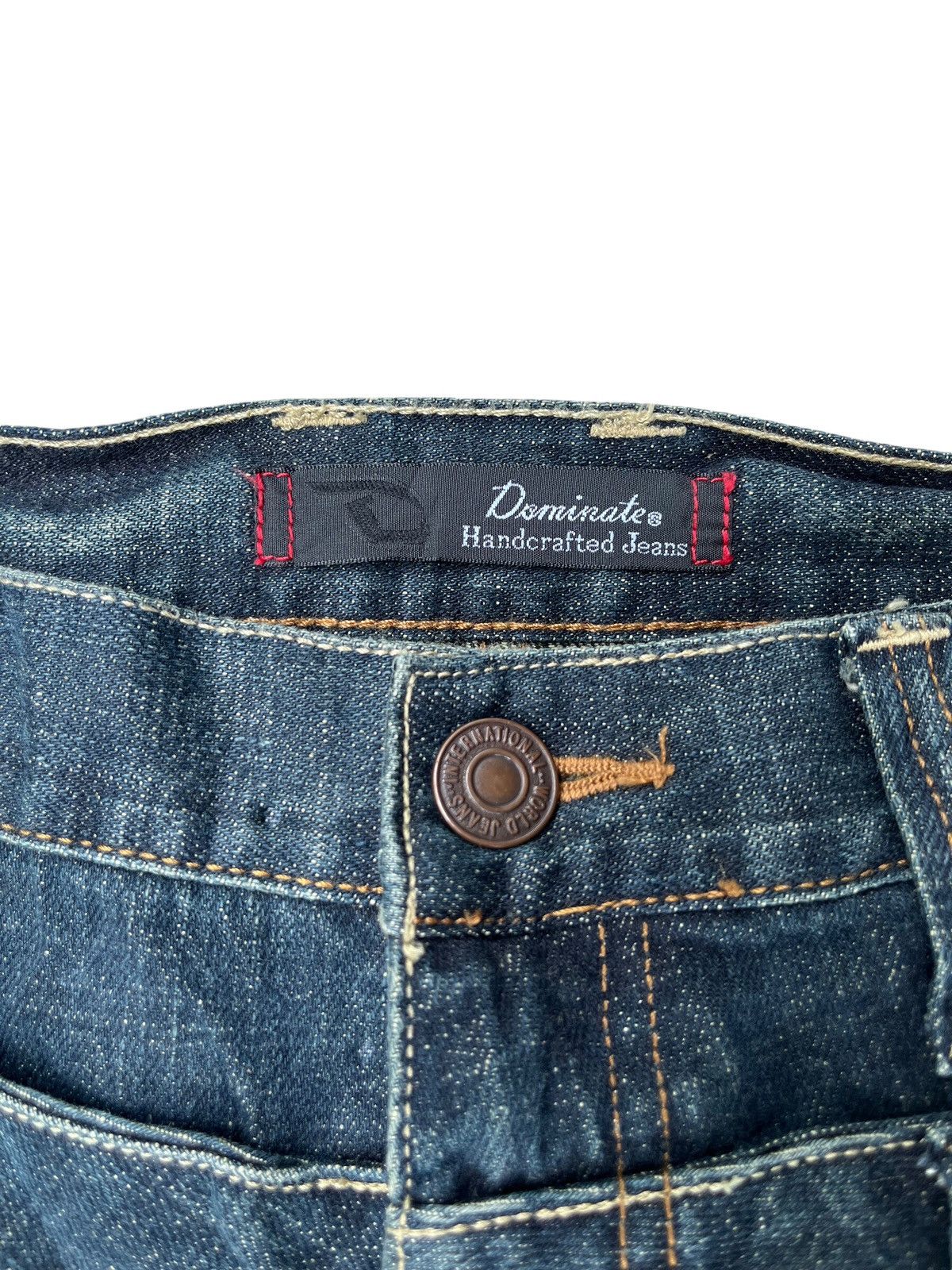Japanese Brand Dominate double waist jeans Size US 34 / EU 50 - 13 Thumbnail