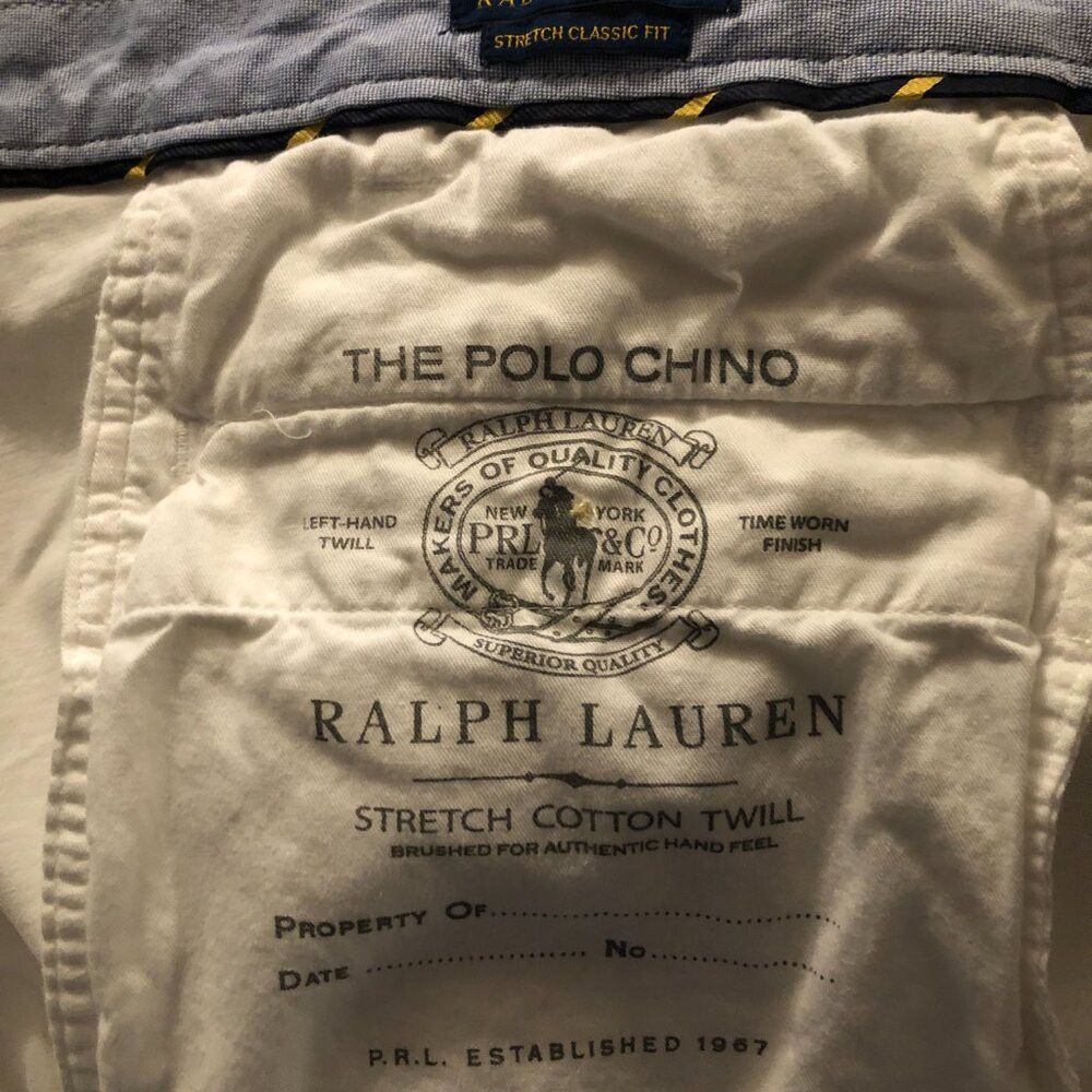 Polo Ralph Lauren POLO RALPH LAUREN BIG&TALL MEN'S COTTON PANTS SIZE: 44B/30 Size US 44 / EU 60 - 5 Thumbnail