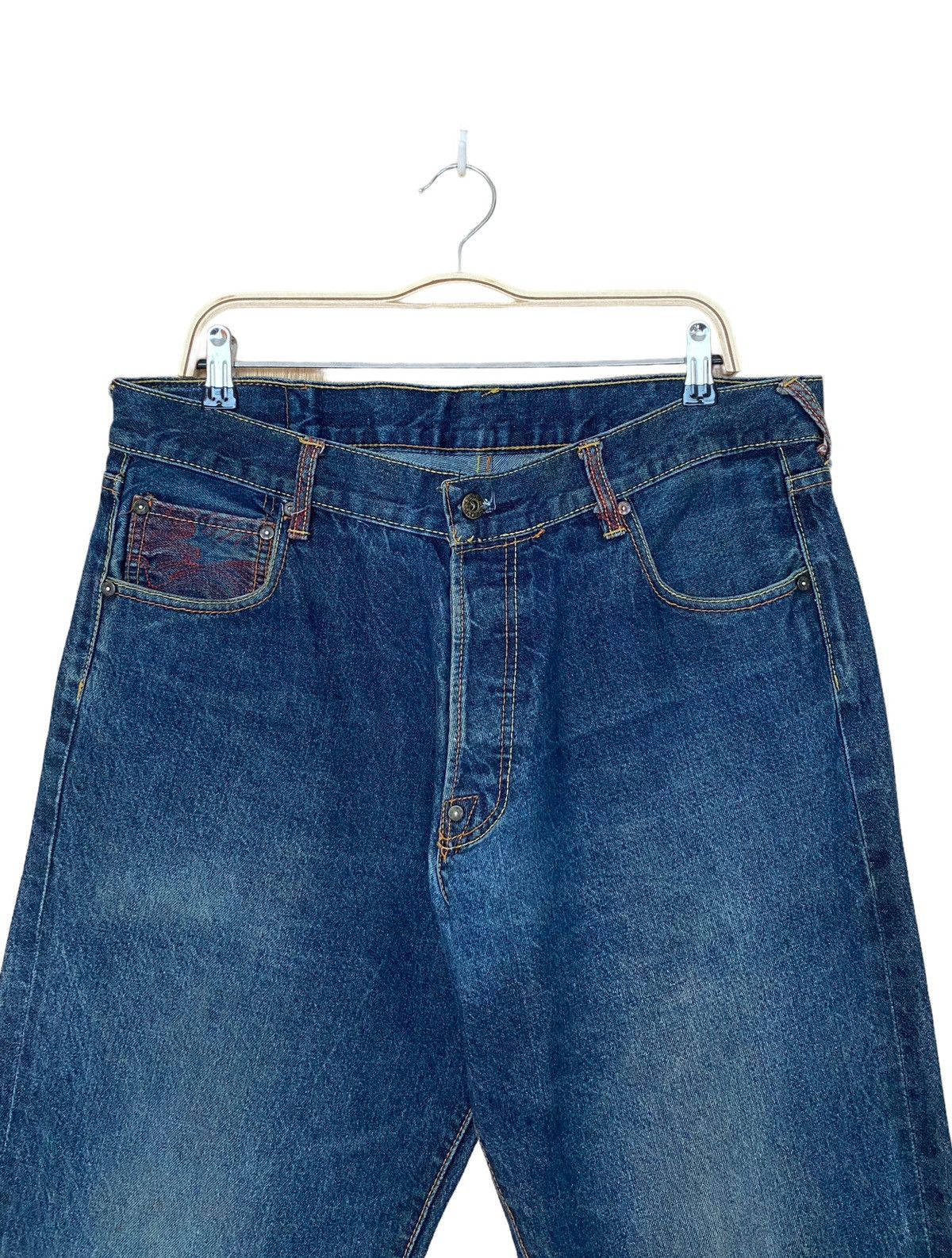 If Six Was Nine × Japanese Brand × RMC Jeans Vintage Japanese Brand Red Monkey Sukajan Jeans 2000s Size US 37 - 3 Thumbnail