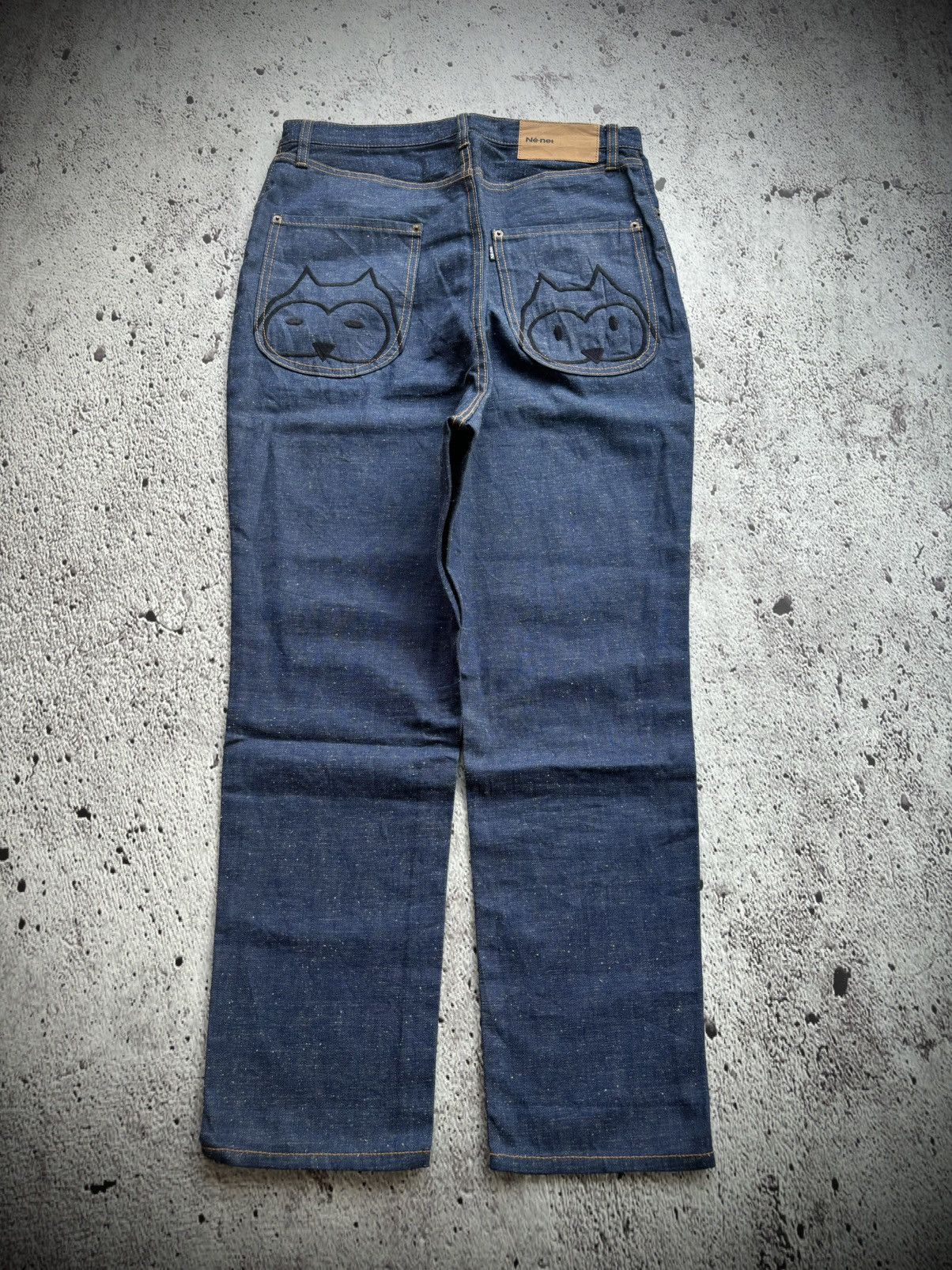 Ne-Net Ne-net Iseey miyake denim jeans Size US 32 / EU 48 - 1 Thumbnail