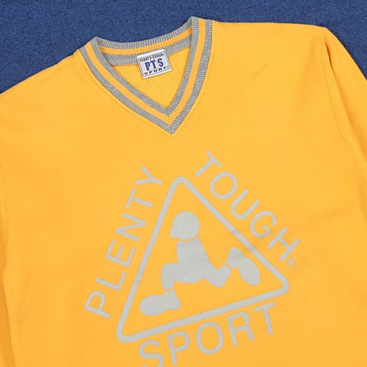 Vintage Vintage PTS Plenty Tough Sport Big Logo Sweatshirt C293N26 Size US M / EU 48-50 / 2 - 2 Thumbnail