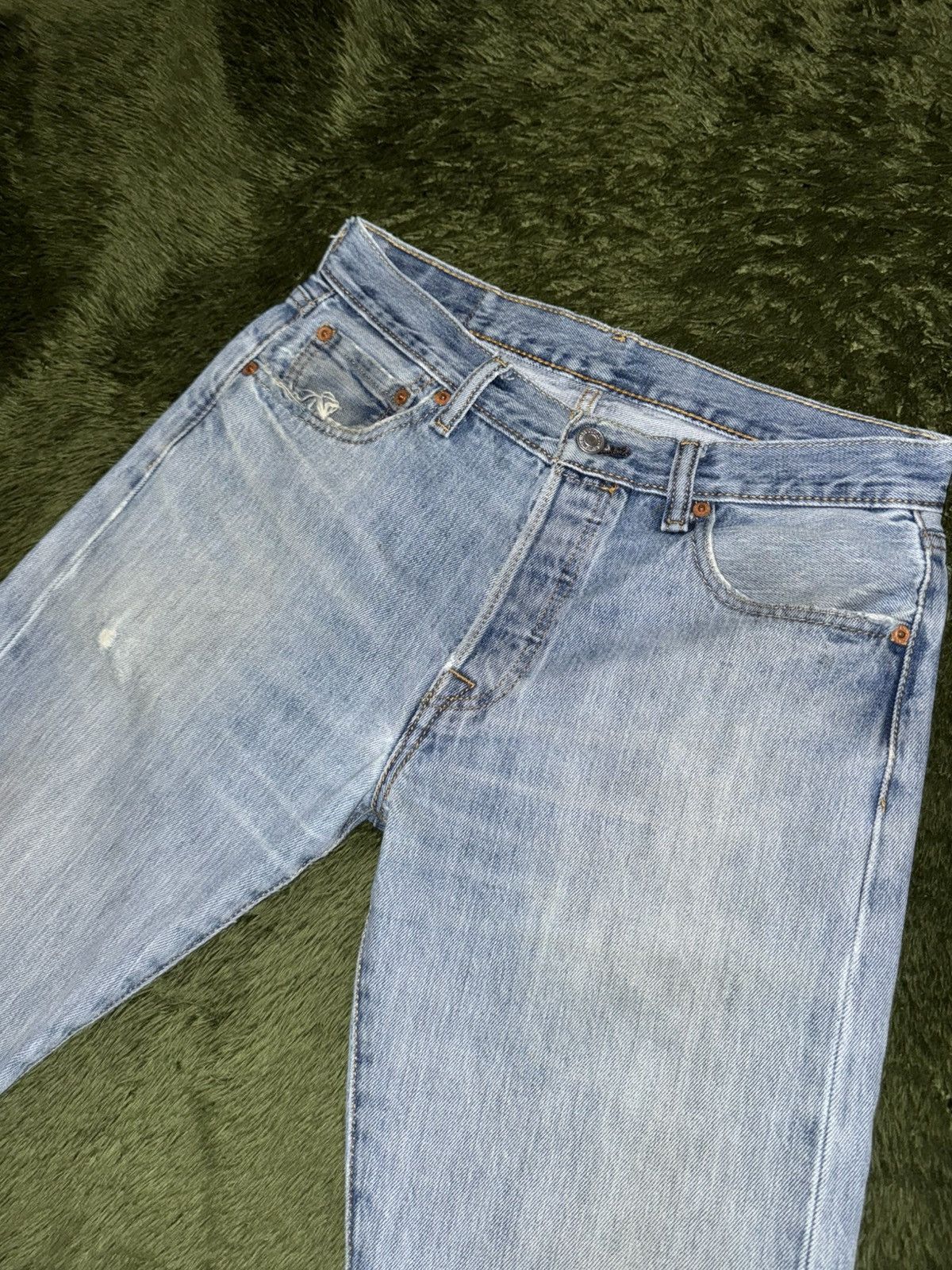 Levi's [W30/L32] Levi’s 501 Button Fly Vintage Washed Jeans Size US 30 / EU 46 - 2 Thumbnail