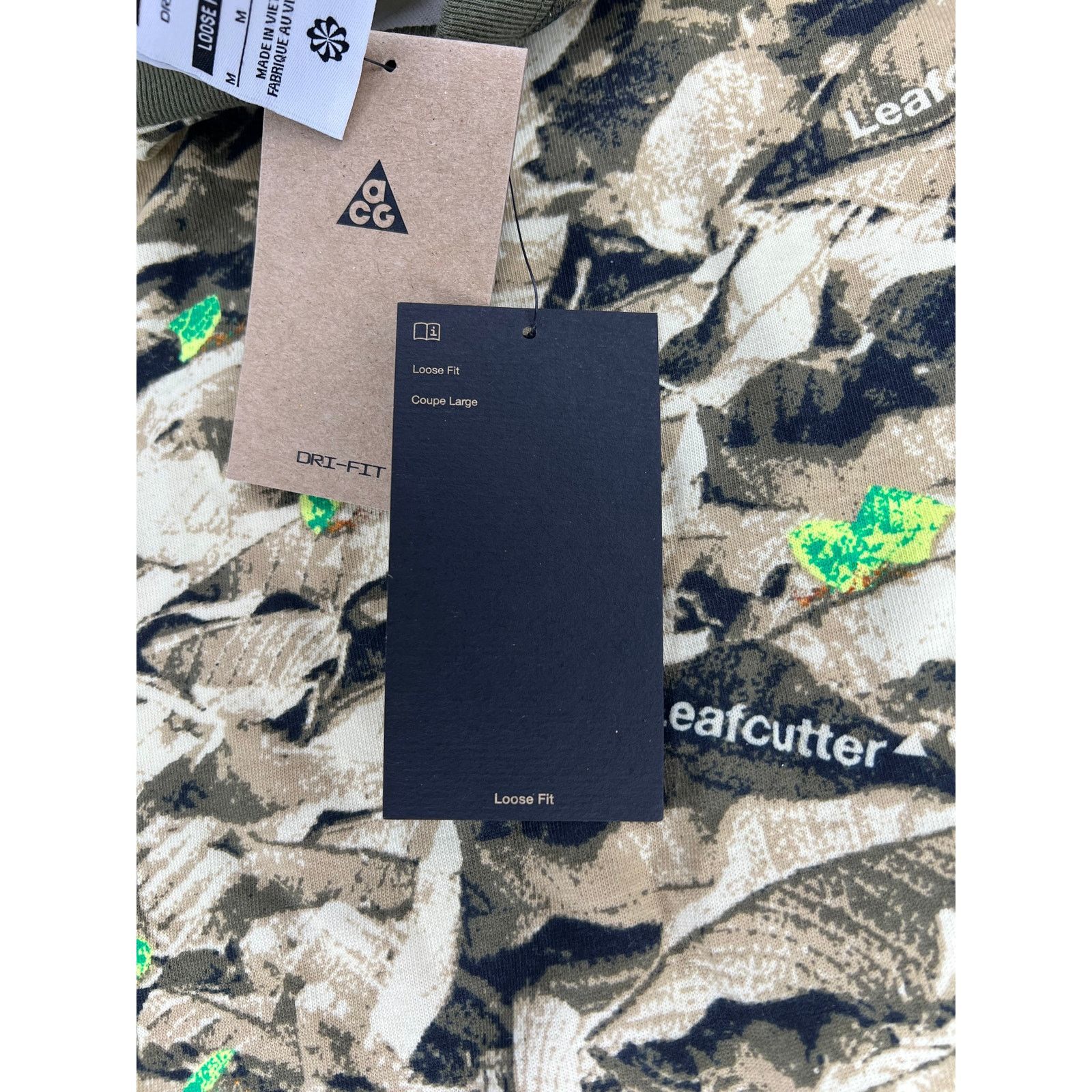 Nike Nike ACG Dri-Fit Camo Green Loose Fit Shirt Size US M / EU 48-50 / 2 - 10 Thumbnail