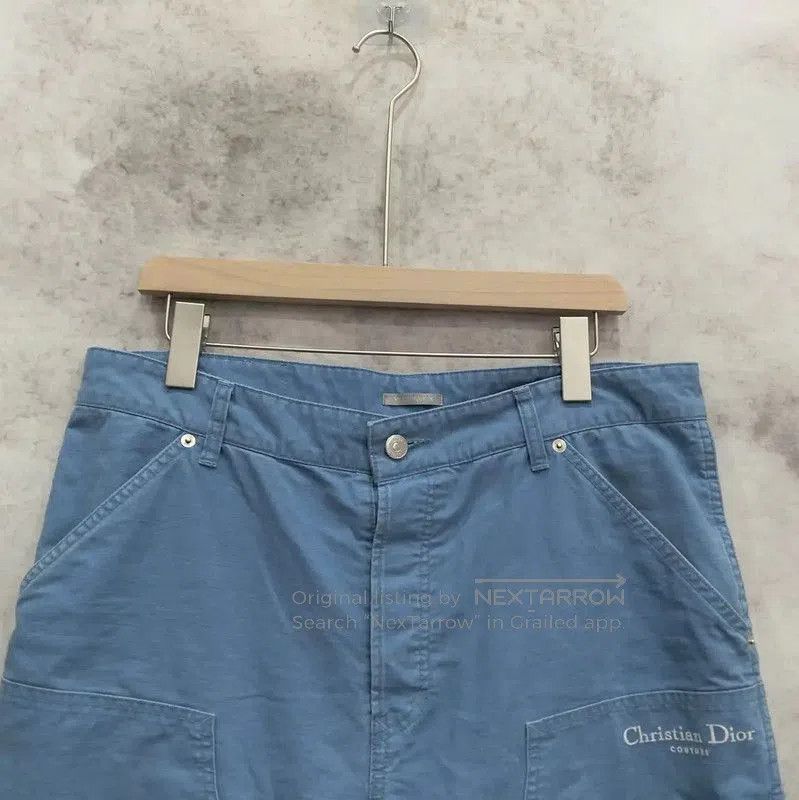 Dior Dior Men's Summer Blue Cotton Shorts . Size US 34 / EU 50 - 4 Thumbnail