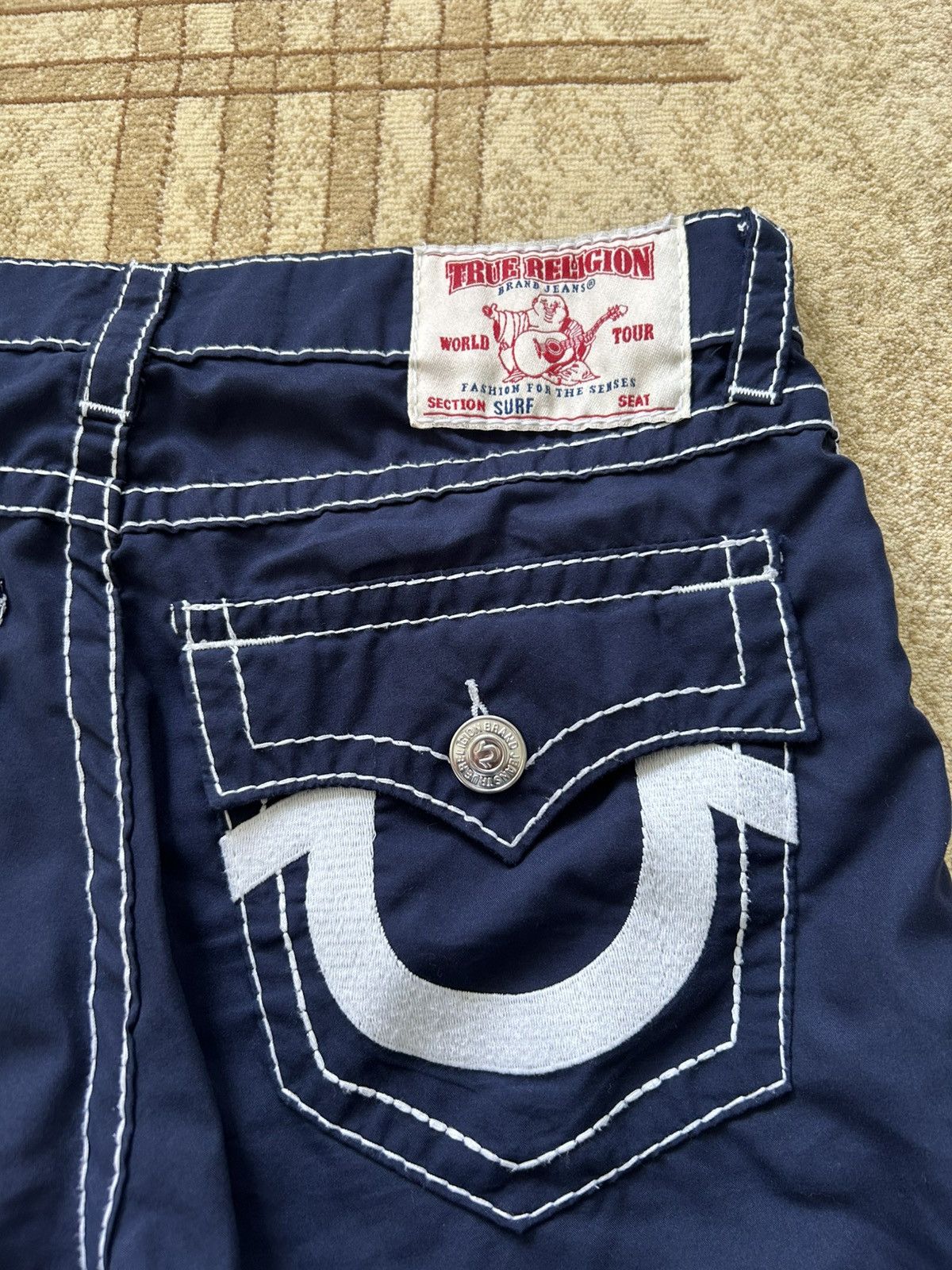 True Religion True Religion Board Shorts Surf Swim Trunks Size US 36 / EU 52 - 3 Thumbnail