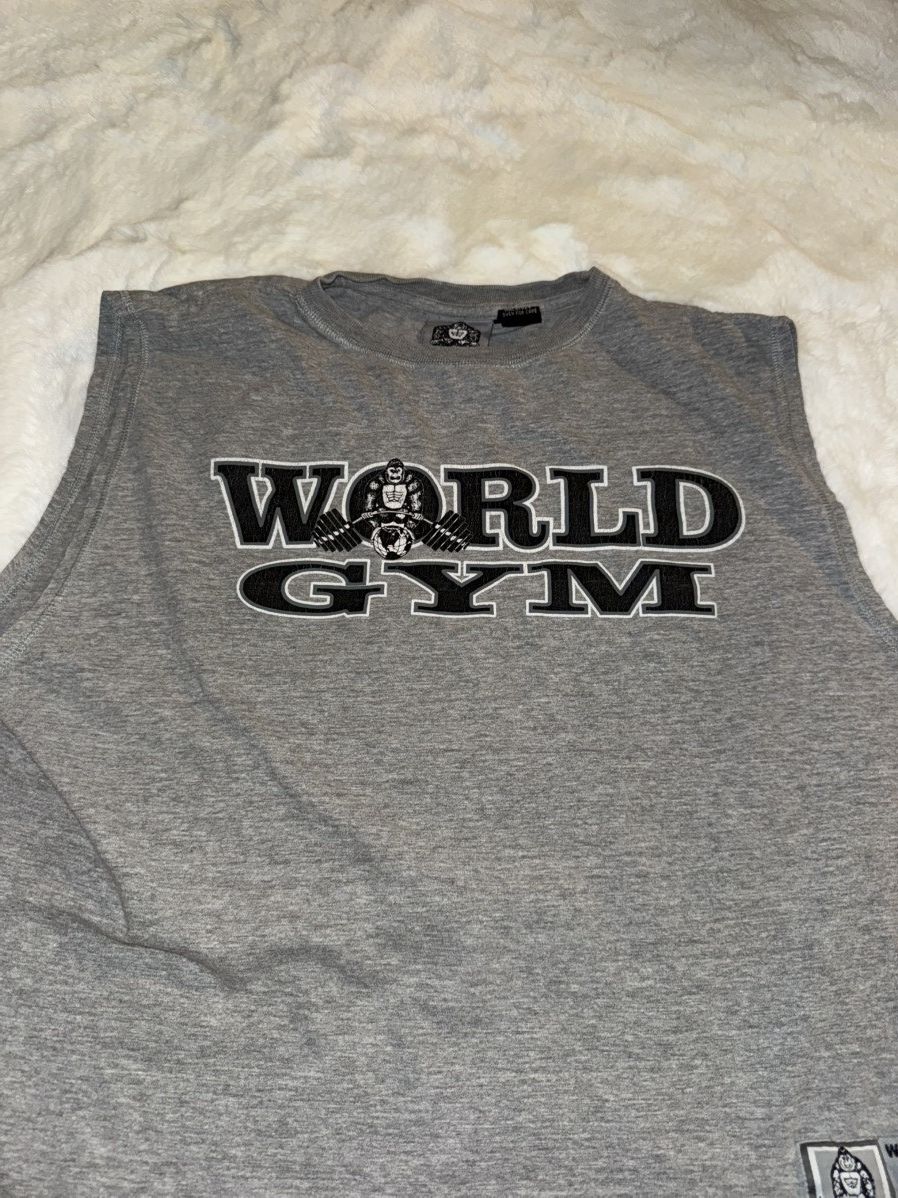 Darc Sport Vintage World Gym cut off tshirt Size US L / EU 52-54 / 3 - 2 Thumbnail