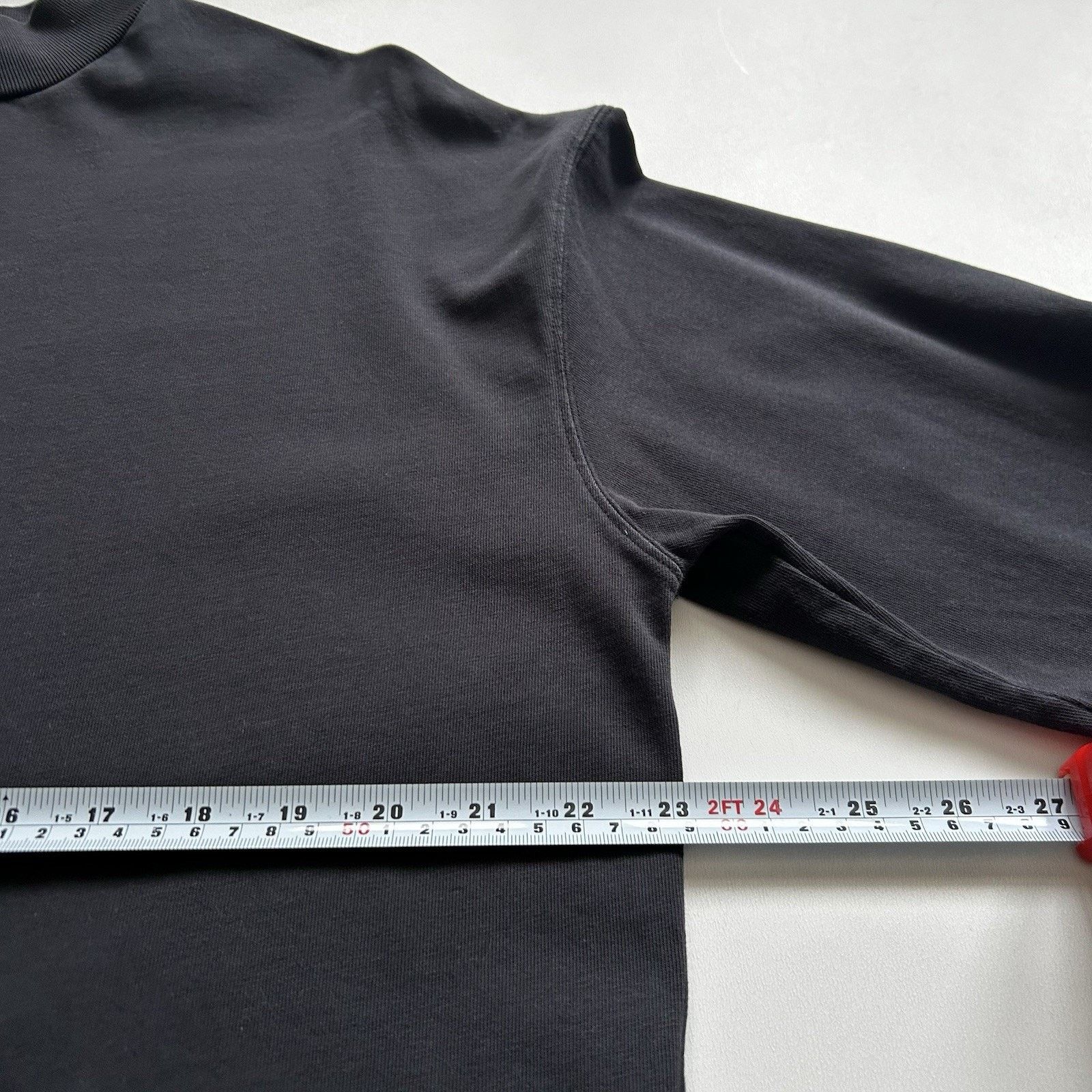Heron Preston Heron Preston Long Sleeve Mock Neck Shirt Black Medium Rare Size US M / EU 48-50 / 2 - 7 Thumbnail
