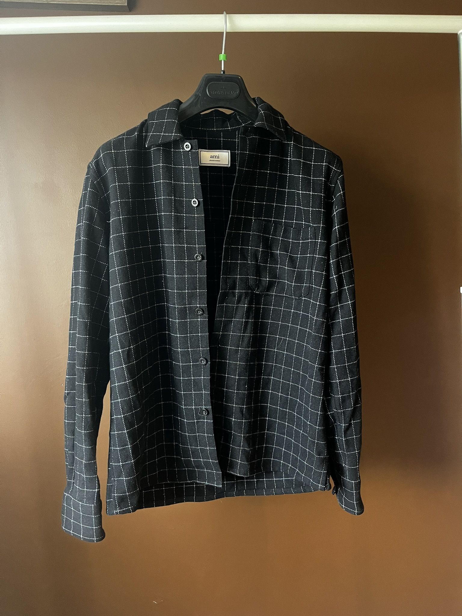 AMI AMI Paris Wool Overshirt Size US S / EU 44-46 / 1 - 2 Thumbnail