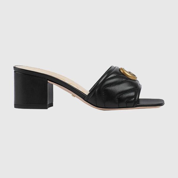 Gucci Gucci Double G Marmont Slide Sandals SIZE 41 Size ONE SIZE - 1 Thumbnail